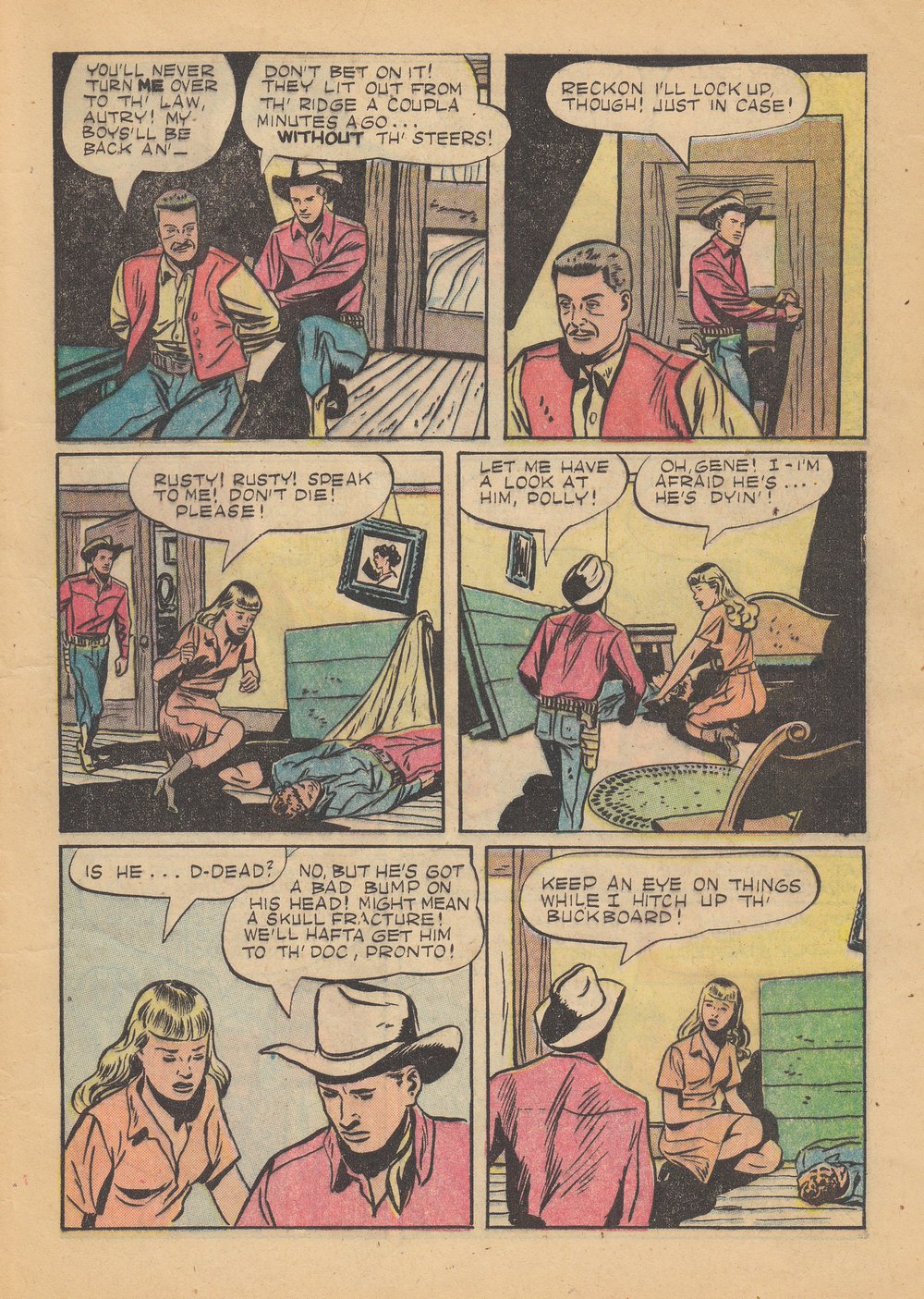 Gene Autry Comics (1946) issue 21 - Page 9