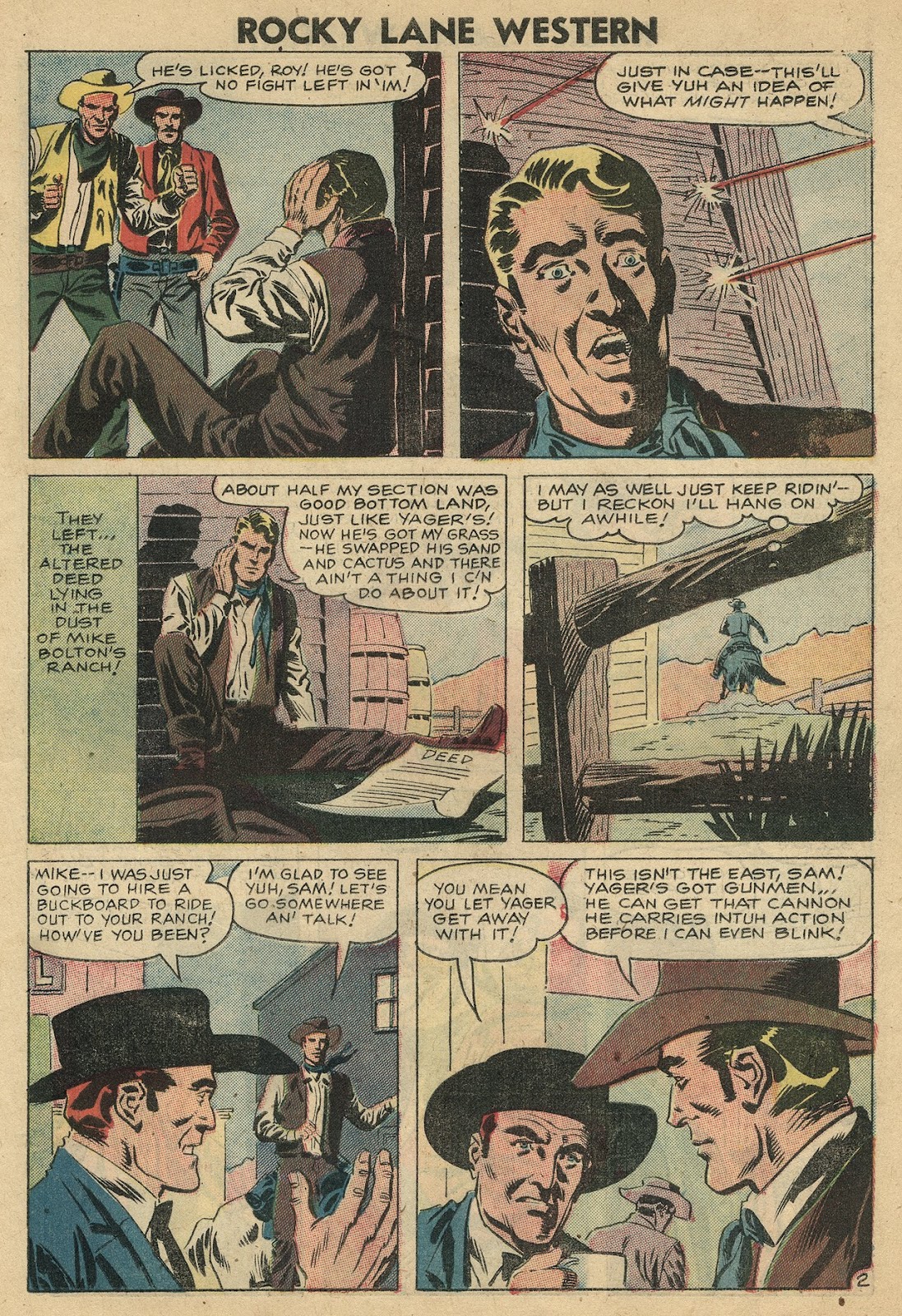 Rocky Lane Western (1954) issue 82 - Page 19