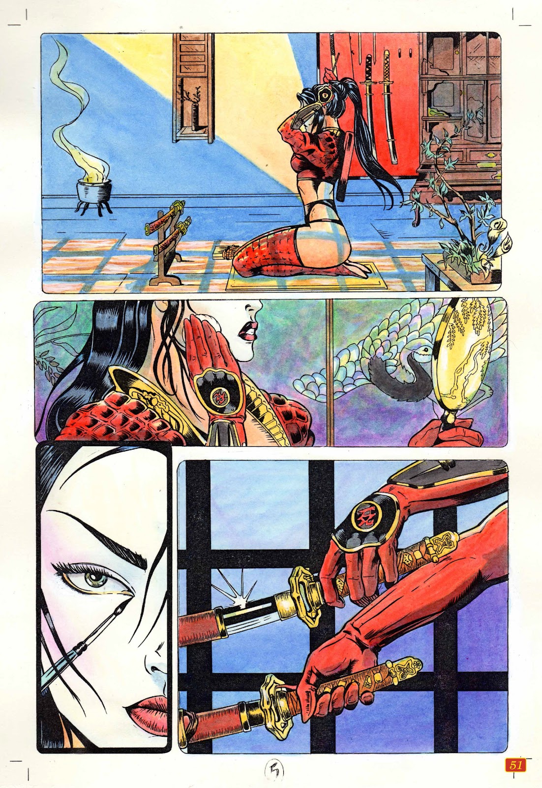 Shi: The Way of the Warrior – Original Art Edition issue TPB - Page 53