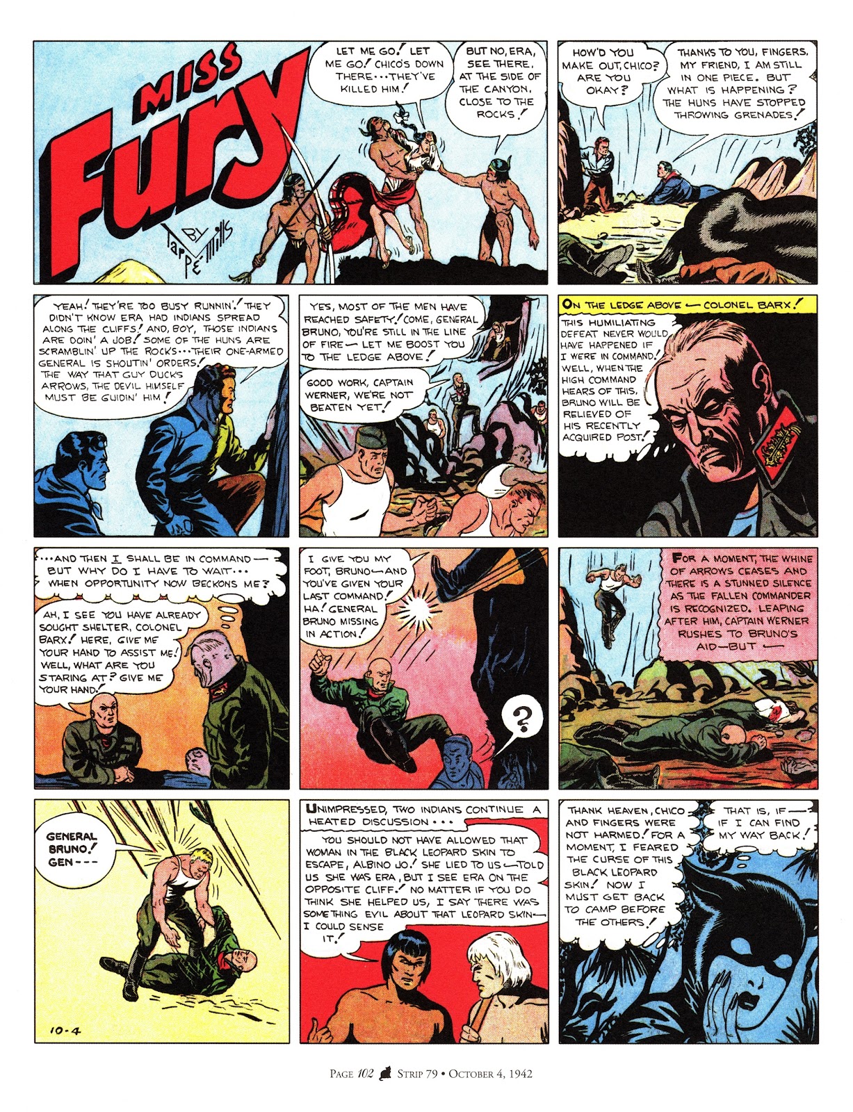 Miss Fury: Sensational Sundays 1941-1944 issue TPB - Page 110