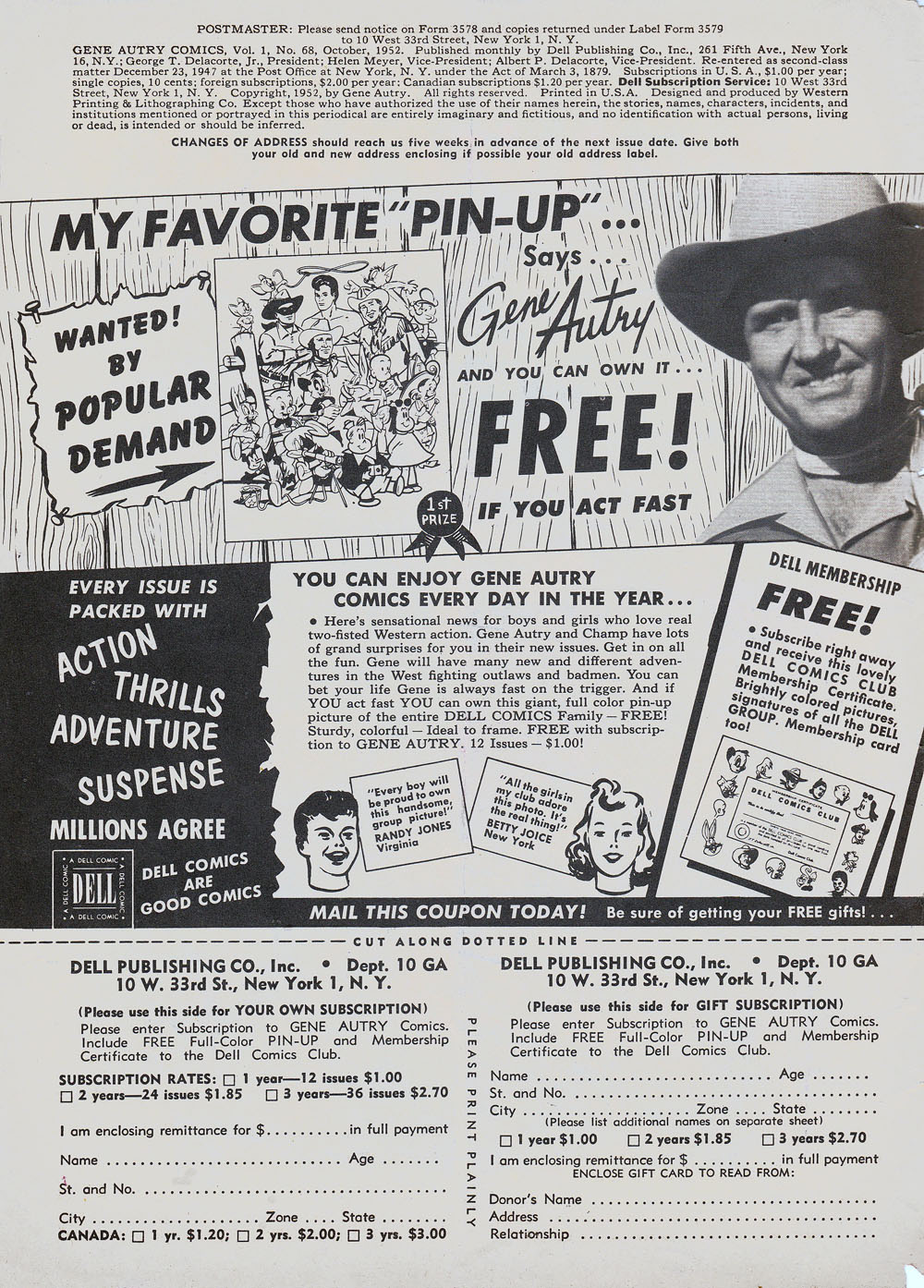 Gene Autry Comics (1946) issue 68 - Page 2