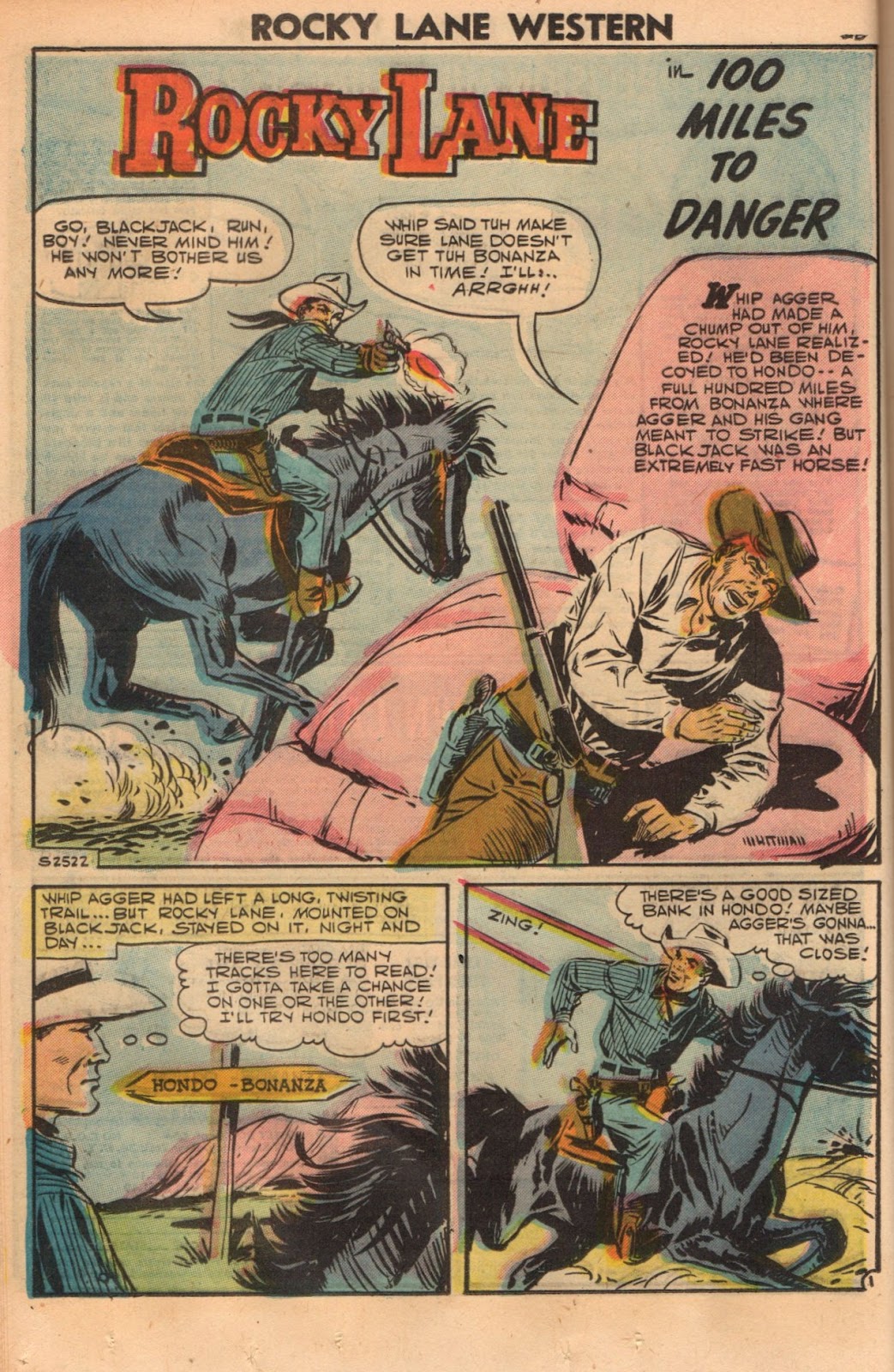 Rocky Lane Western (1954) issue 79 - Page 22