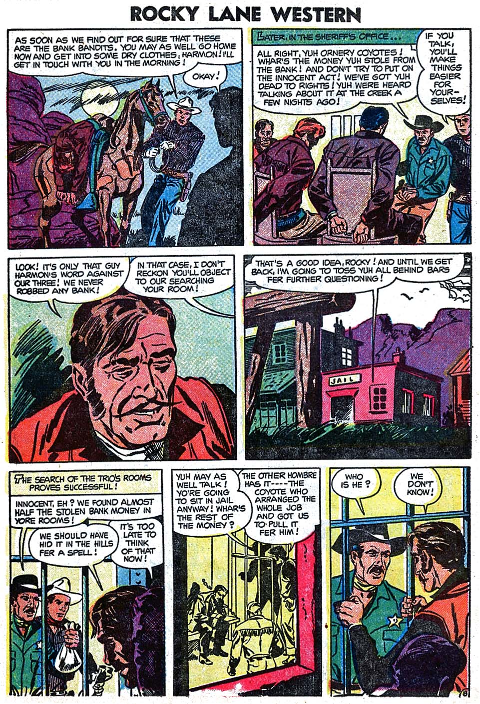 Rocky Lane Western (1954) issue 60 - Page 9