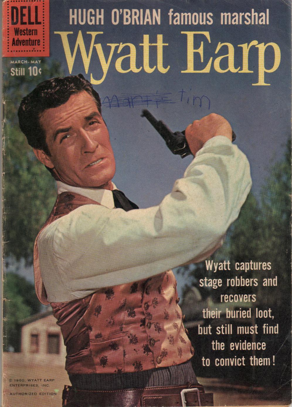 Hugh O'Brian, Famous Marshal Wyatt Earp issue 10 - Page 1