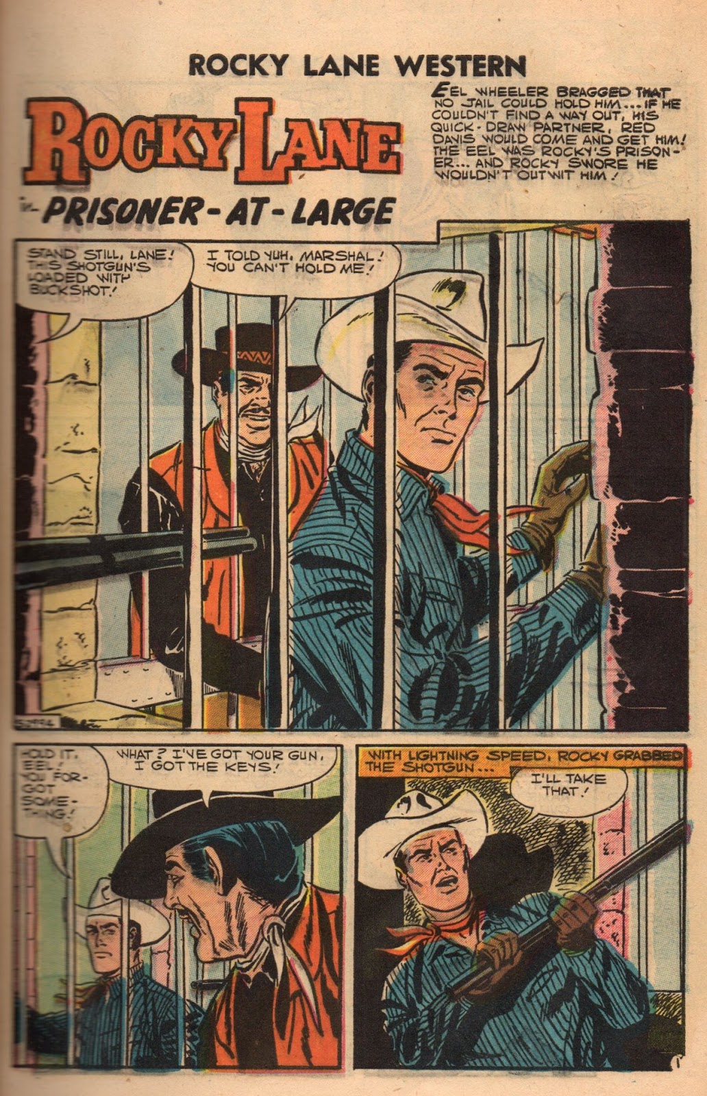Rocky Lane Western (1954) issue 79 - Page 17
