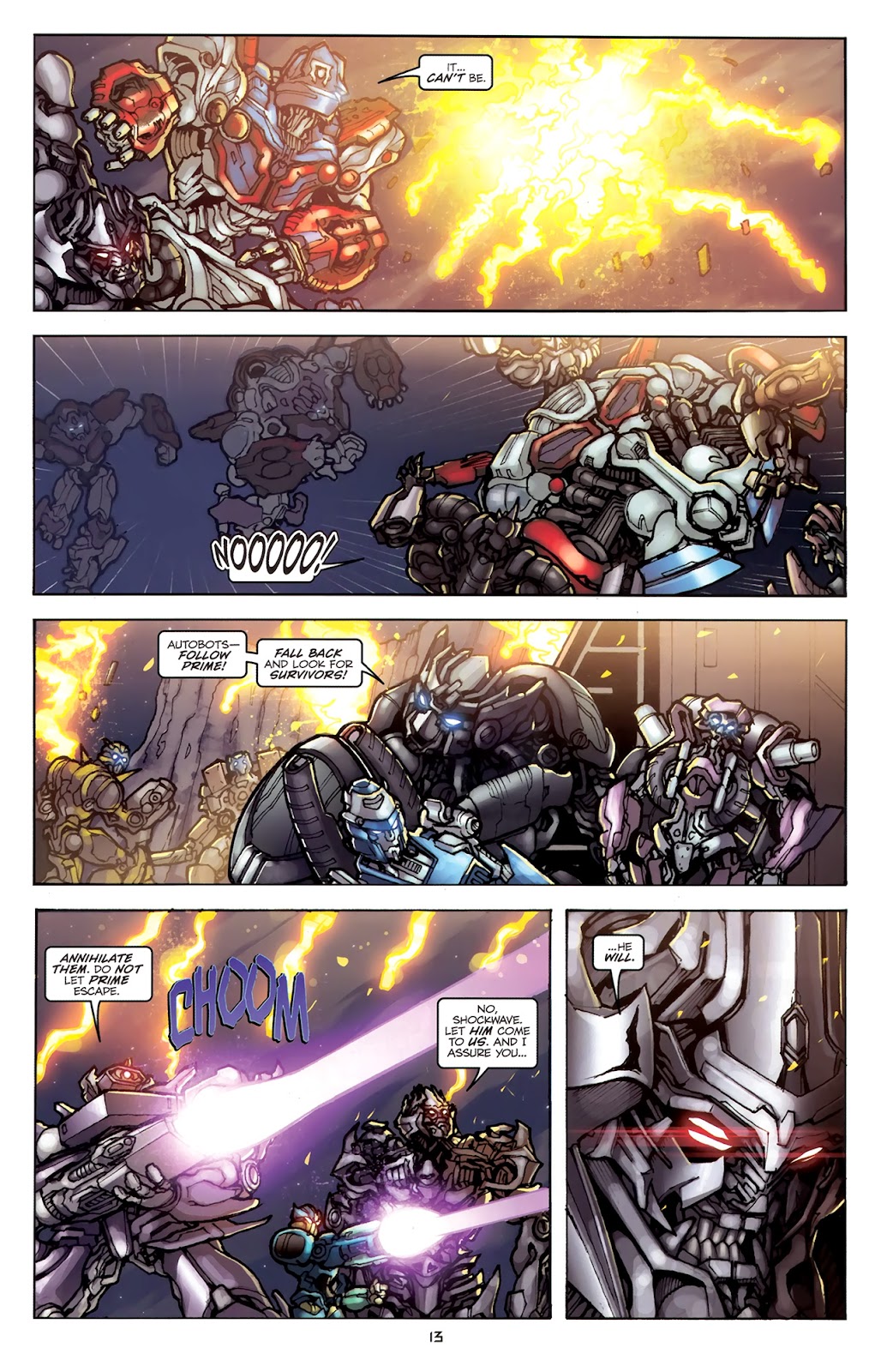 Transformers: Dark of the Moon: Movie Prequel: Foundation issue 4 - Page 13