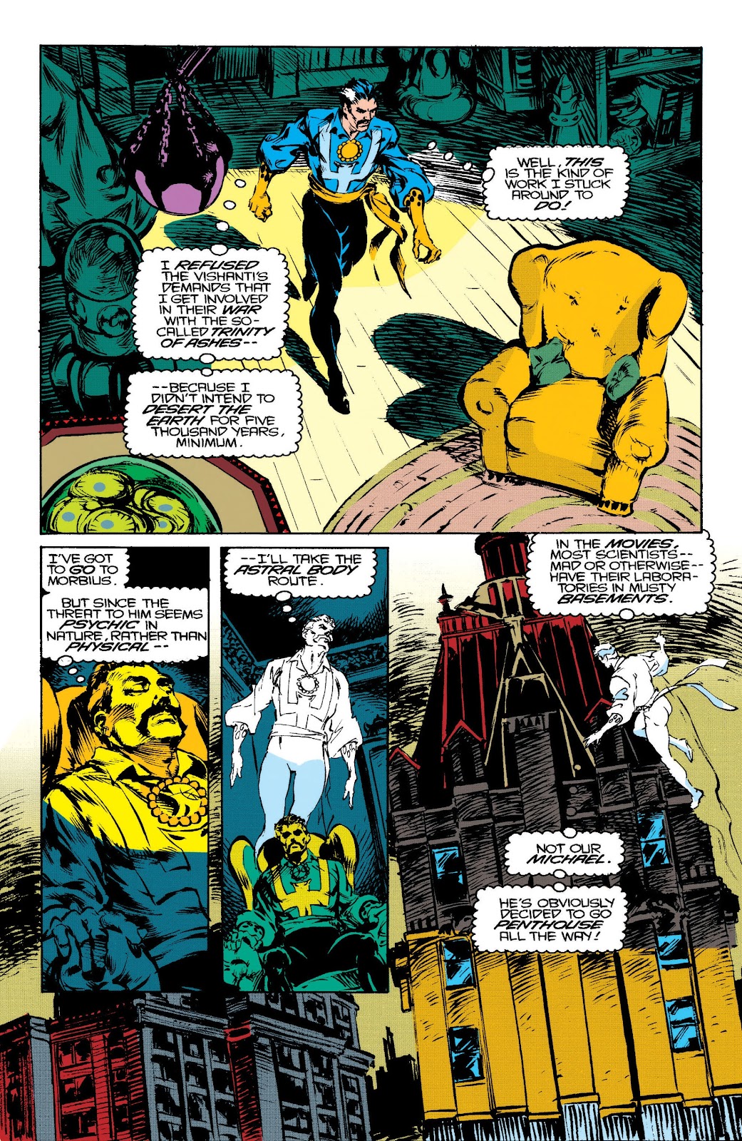Doctor Strange Epic Collection: Infinity War issue Nightmare on Bleecker Street (Part 1) - Page 163