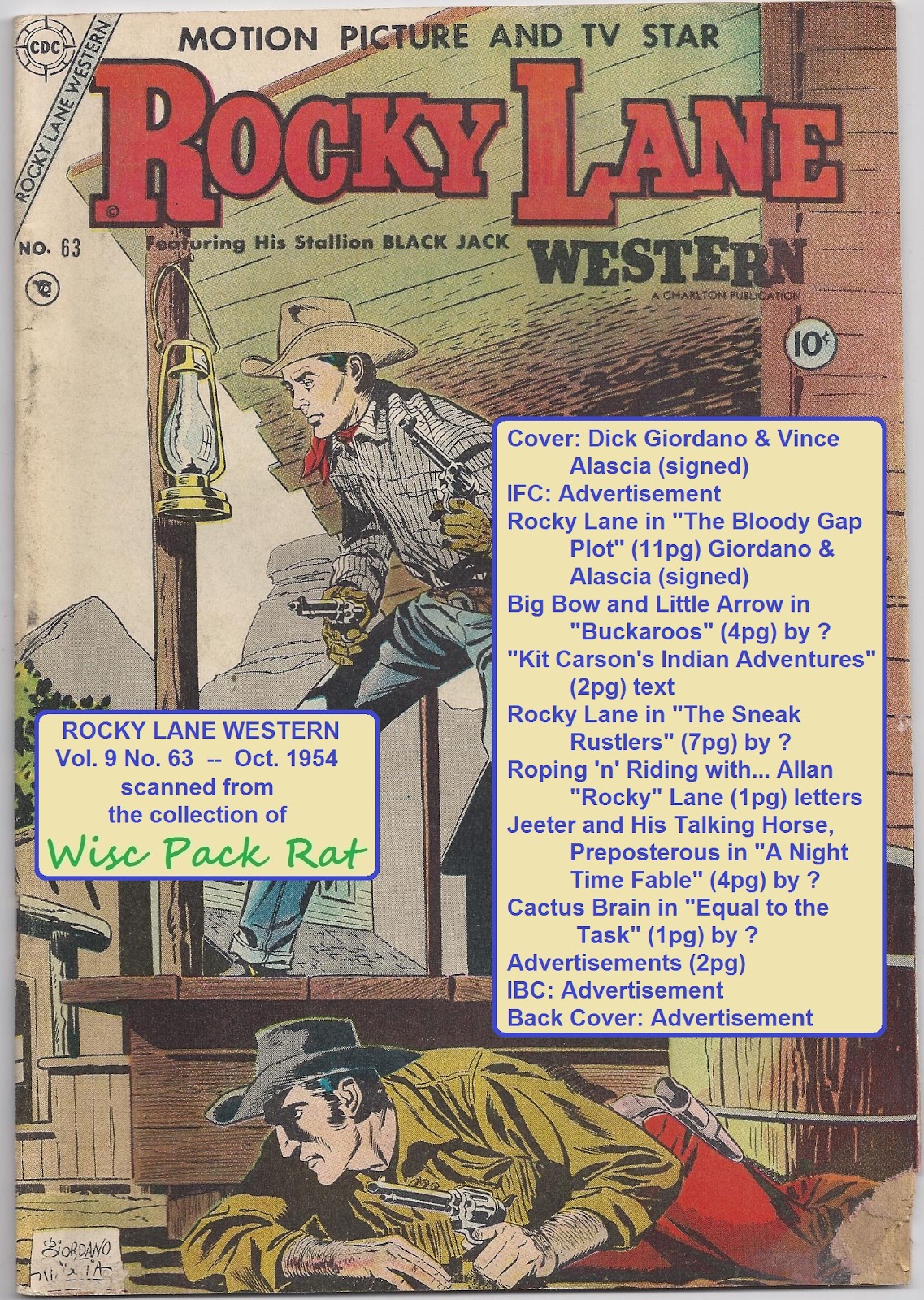 Rocky Lane Western (1954) issue 63 - Page 37