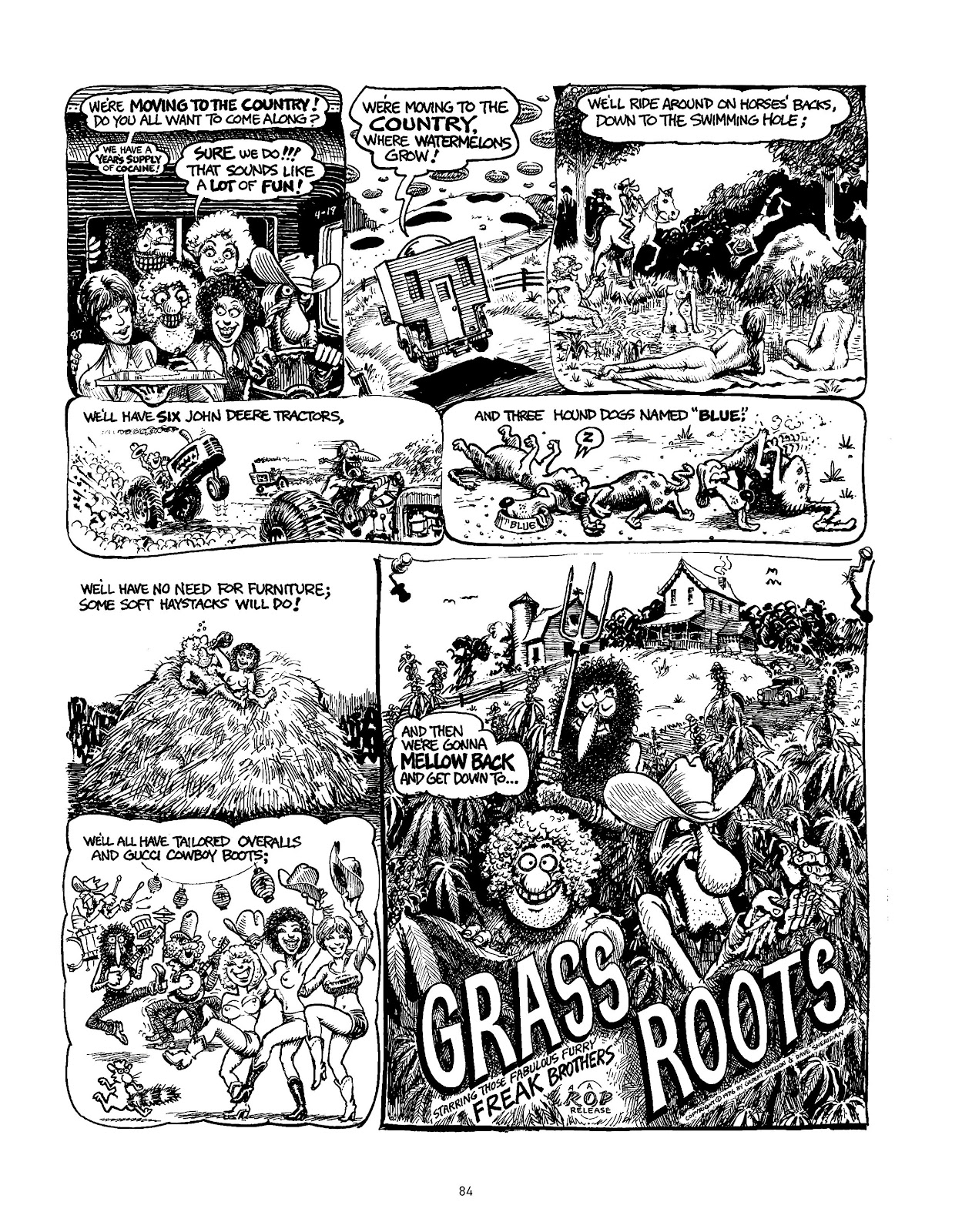 The Fabulous Furry Freak Brothers: In the 21st Century and Other Follies issue Grass Roots and Other Follies - Page 91