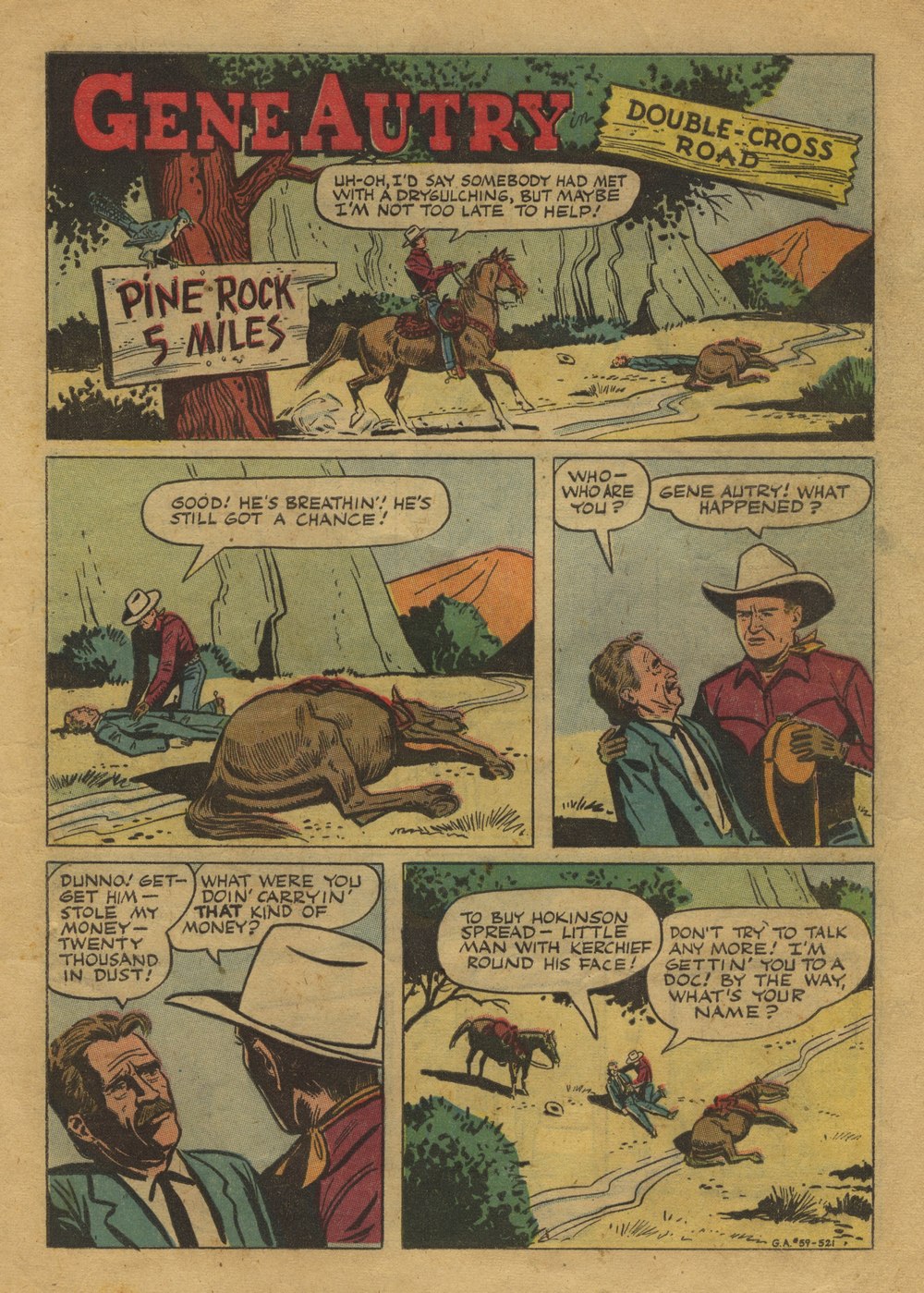 Gene Autry Comics (1946) issue 59 - Page 3
