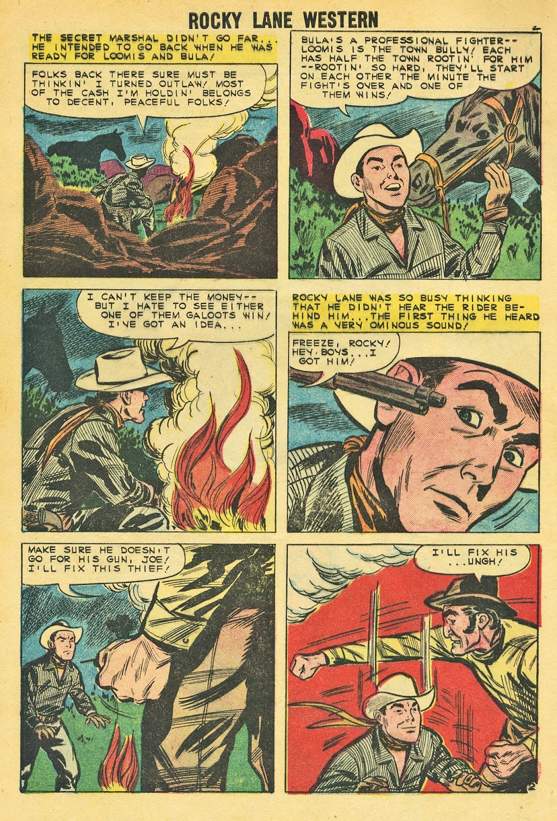 Rocky Lane Western (1954) issue 87 - Page 4