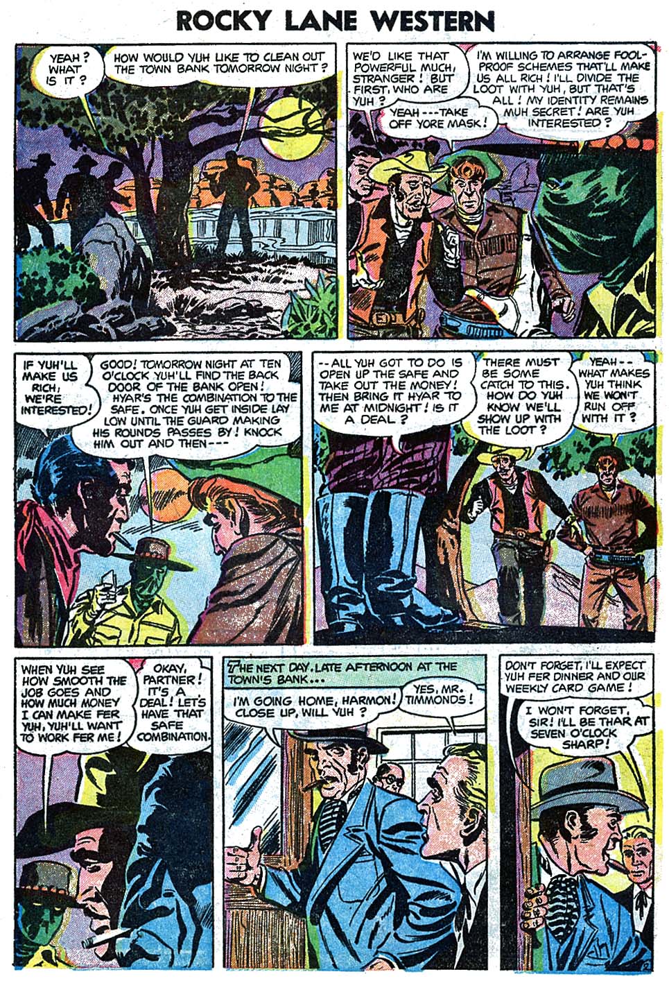 Rocky Lane Western (1954) issue 60 - Page 3
