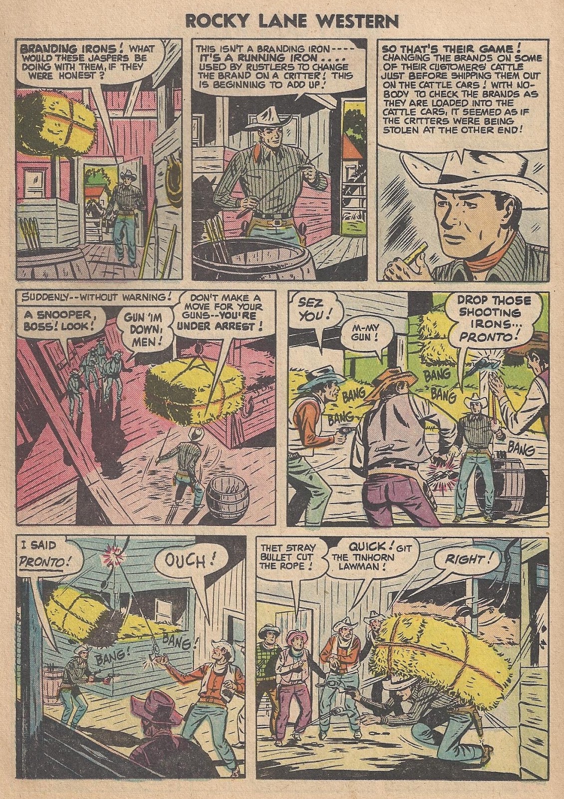 Rocky Lane Western (1954) issue 63 - Page 22