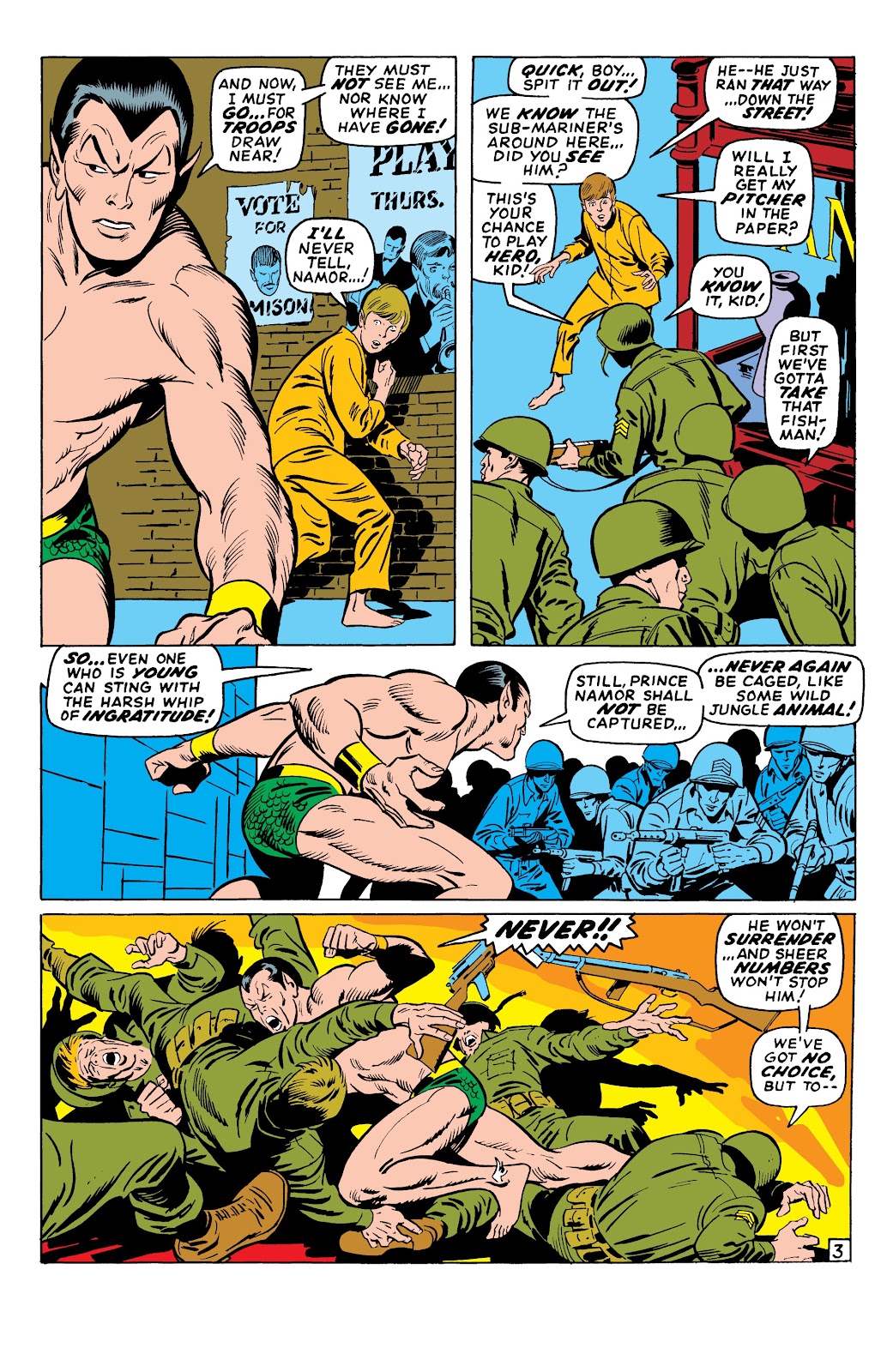 Namor, The Sub-Mariner Epic Collection: Enter The Sub-Mariner issue Who Strikes For Atlantis (Part 2) - Page 109