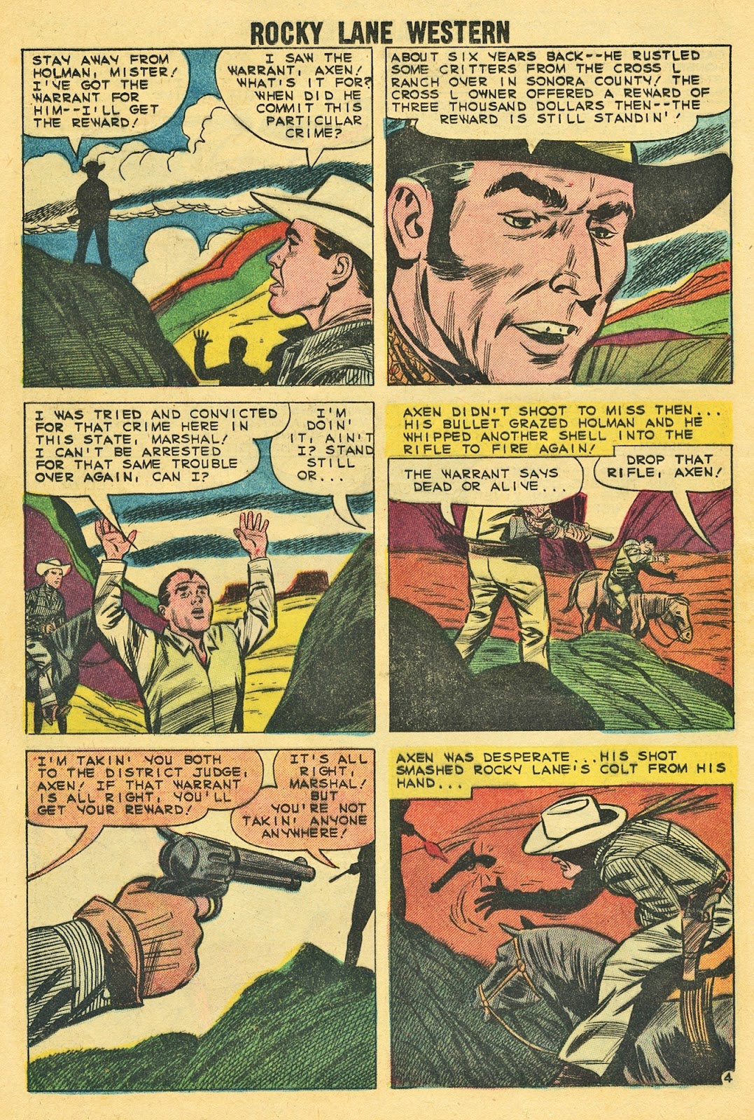Rocky Lane Western (1954) issue 87 - Page 12