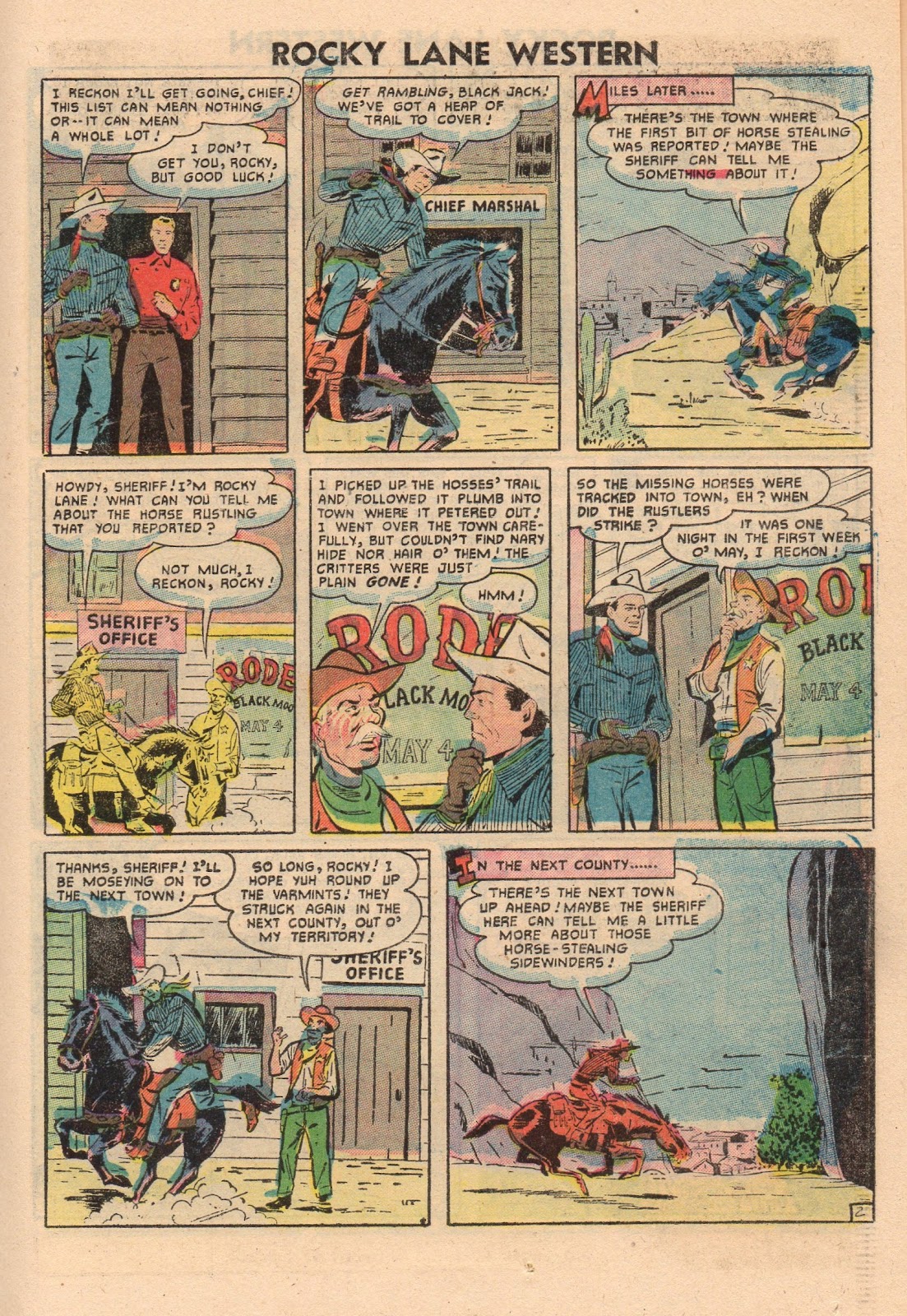 Rocky Lane Western (1954) issue 71 - Page 23