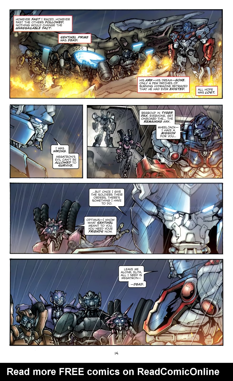 Transformers: Dark of the Moon: Movie Prequel: Foundation issue 4 - Page 14