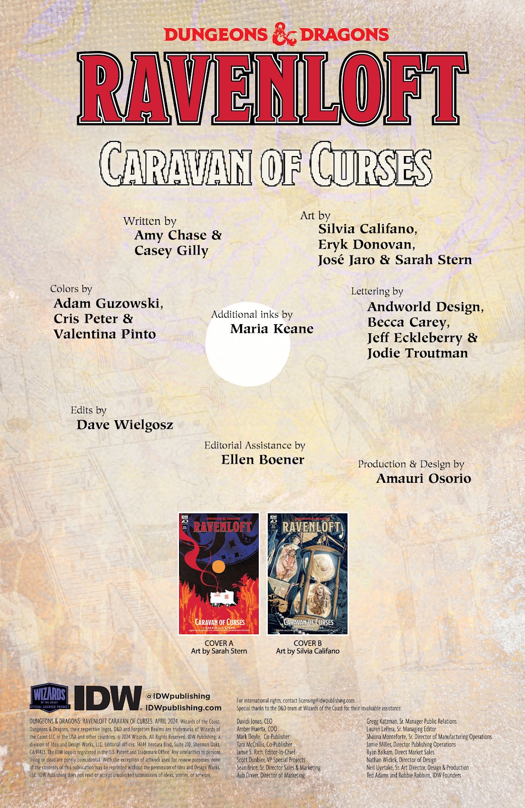 Dungeons & Dragons Ravenloft: Caravan of Curses issue TPB - Page 2