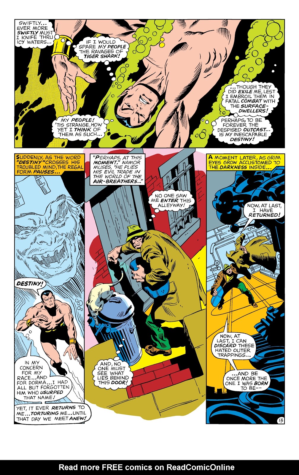 Namor, The Sub-Mariner Epic Collection: Enter The Sub-Mariner issue Who Strikes For Atlantis (Part 1) - Page 60