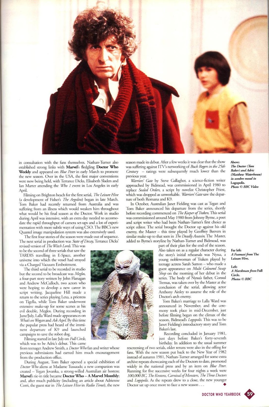 Doctor Who Yearbook issue 1996 - Page 59