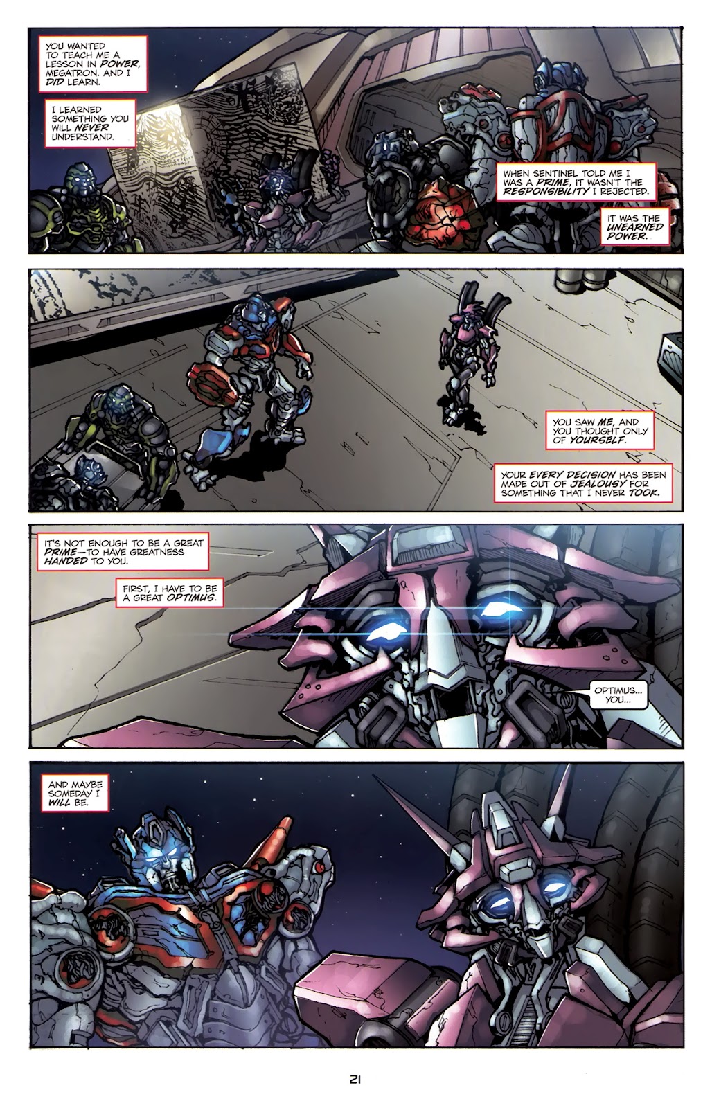 Transformers: Dark of the Moon: Movie Prequel: Foundation issue 4 - Page 21