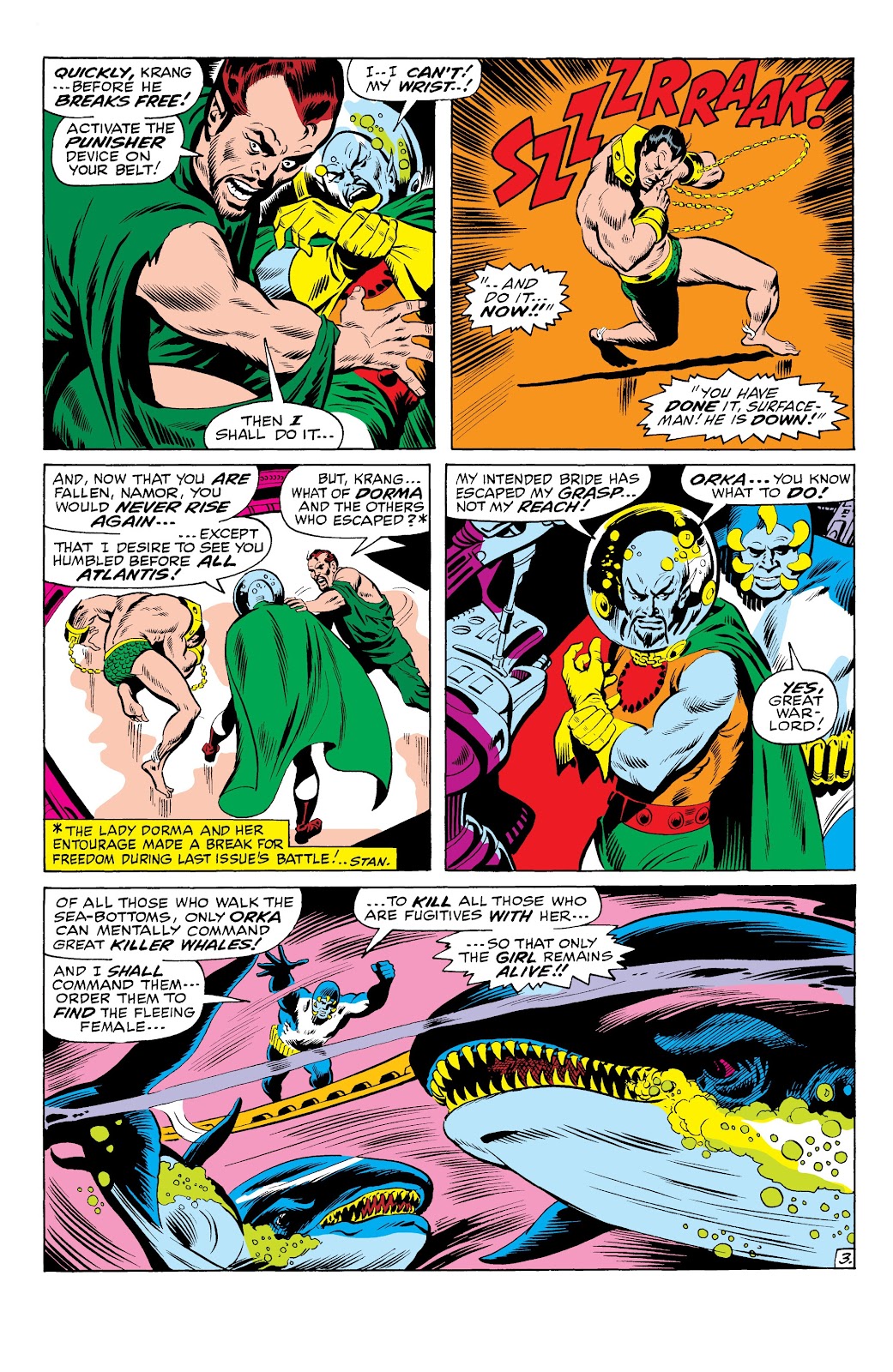 Namor, The Sub-Mariner Epic Collection: Enter The Sub-Mariner issue Who Strikes For Atlantis (Part 2) - Page 193