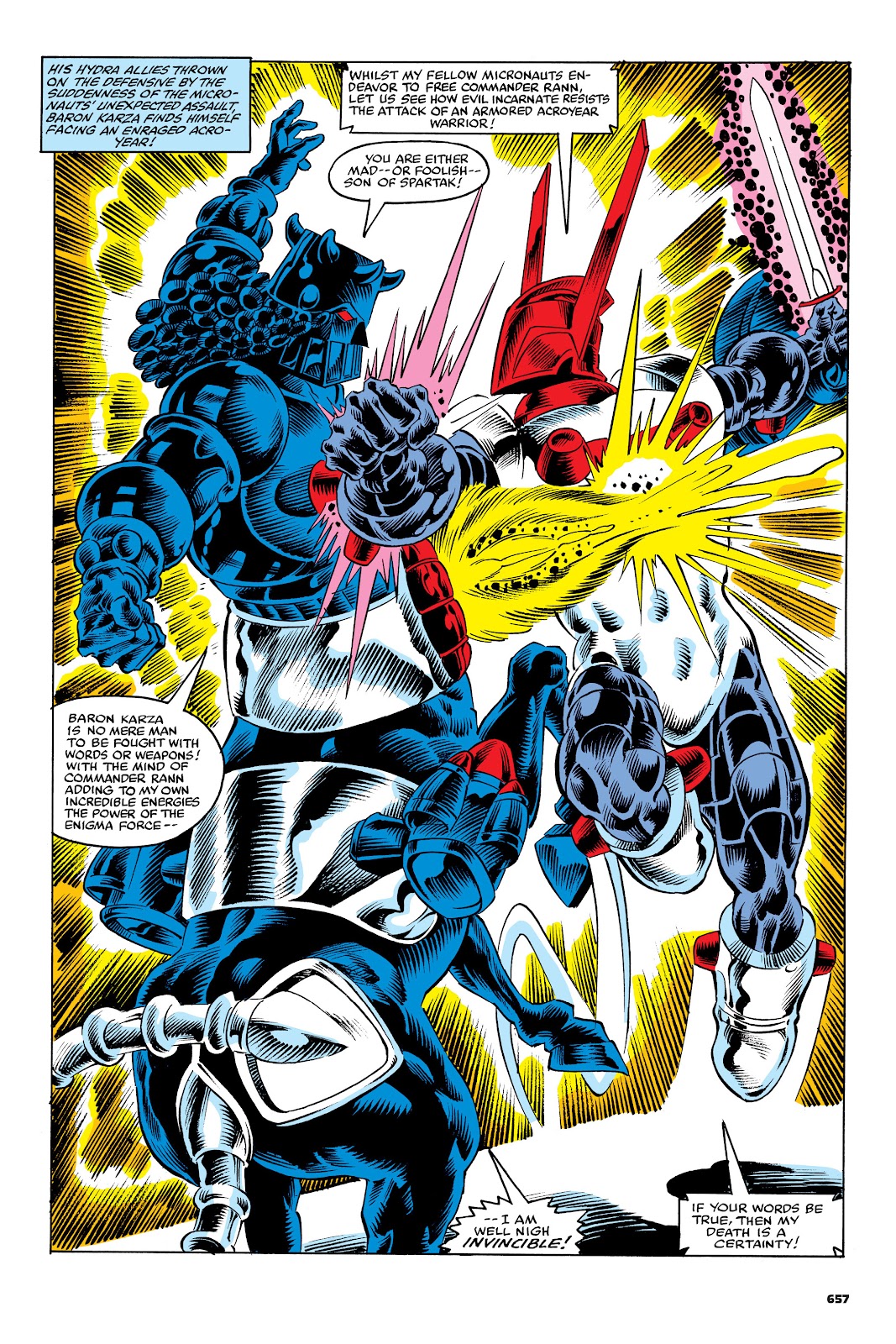 Micronauts: The Original Marvel Years Omnibus issue TPB (Part 3) - Page 165