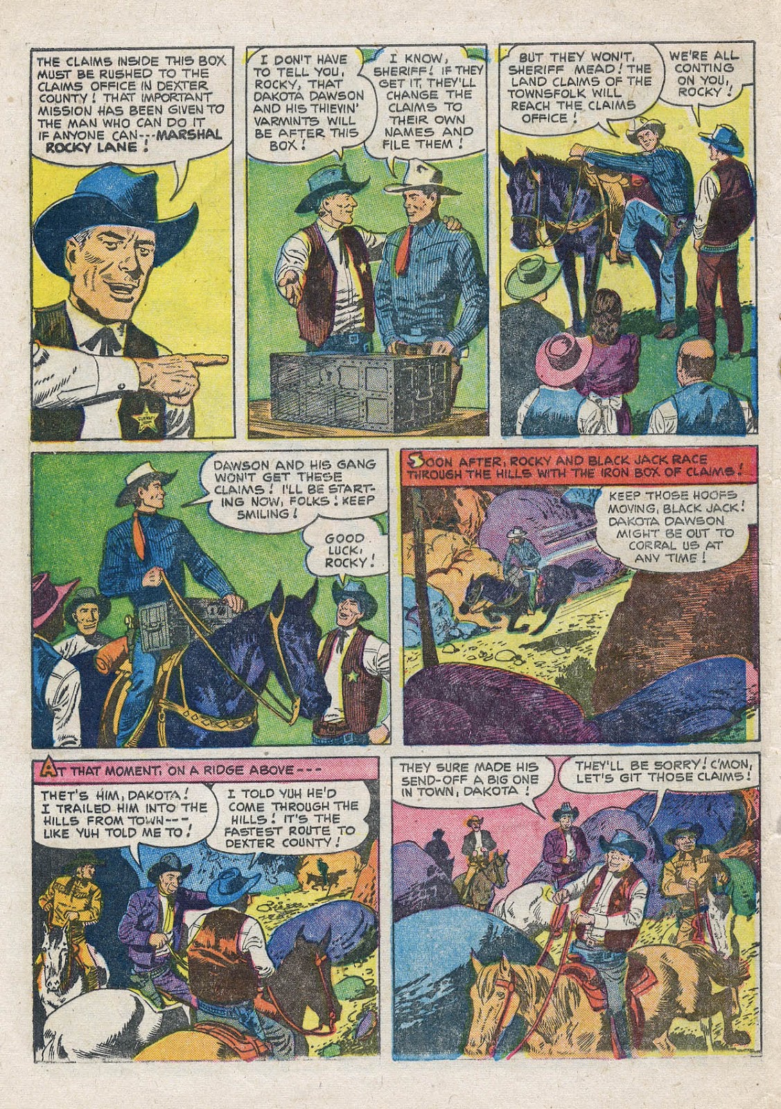 Rocky Lane Western (1954) issue 67 - Page 28