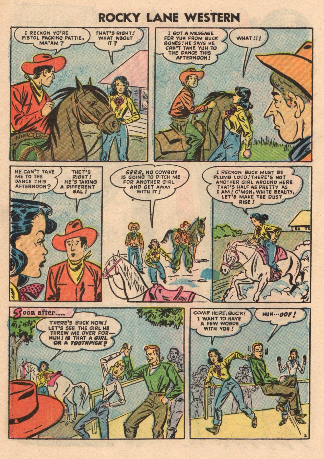 Rocky Lane Western (1954) issue 71 - Page 32
