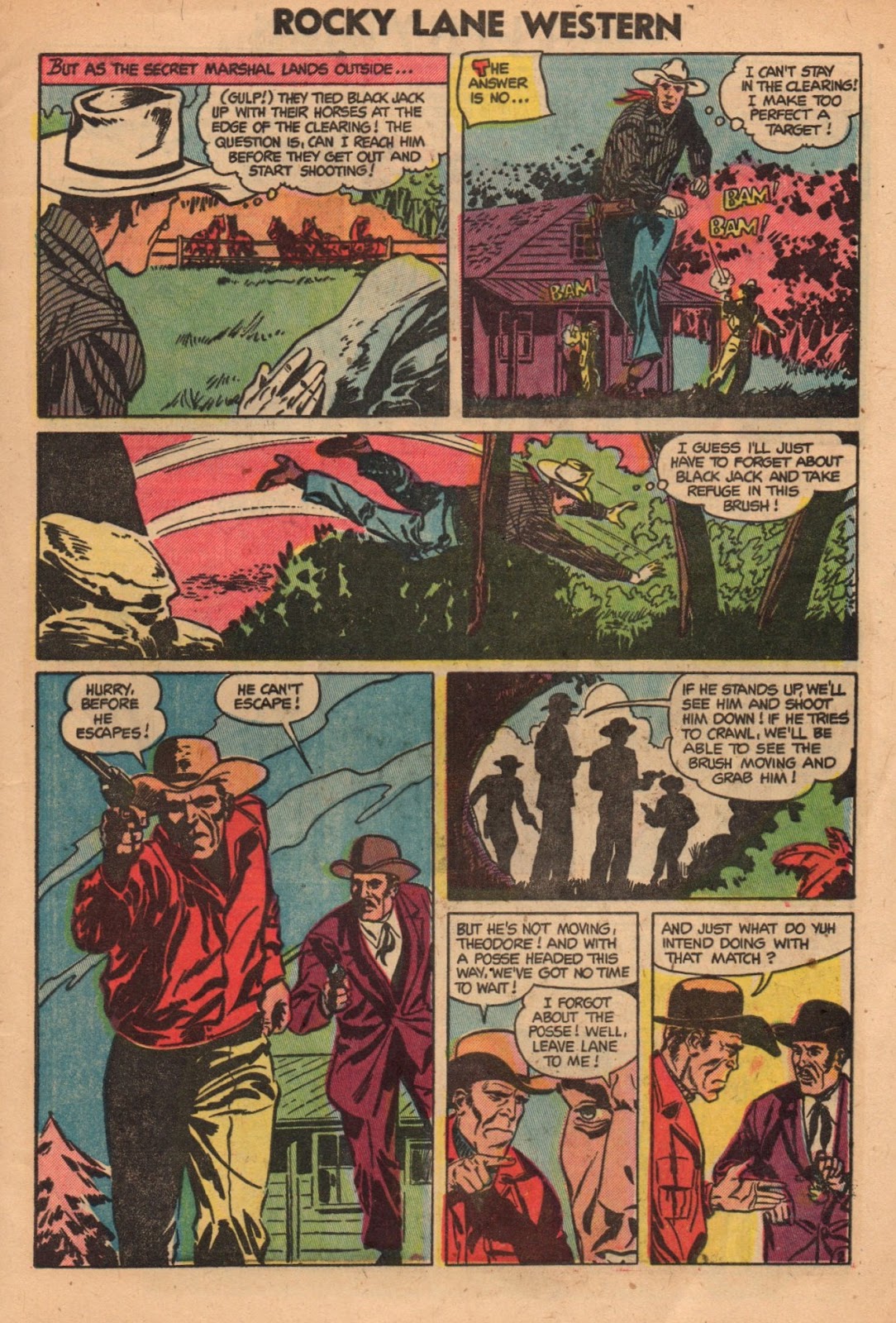 Rocky Lane Western (1954) issue 59 - Page 9