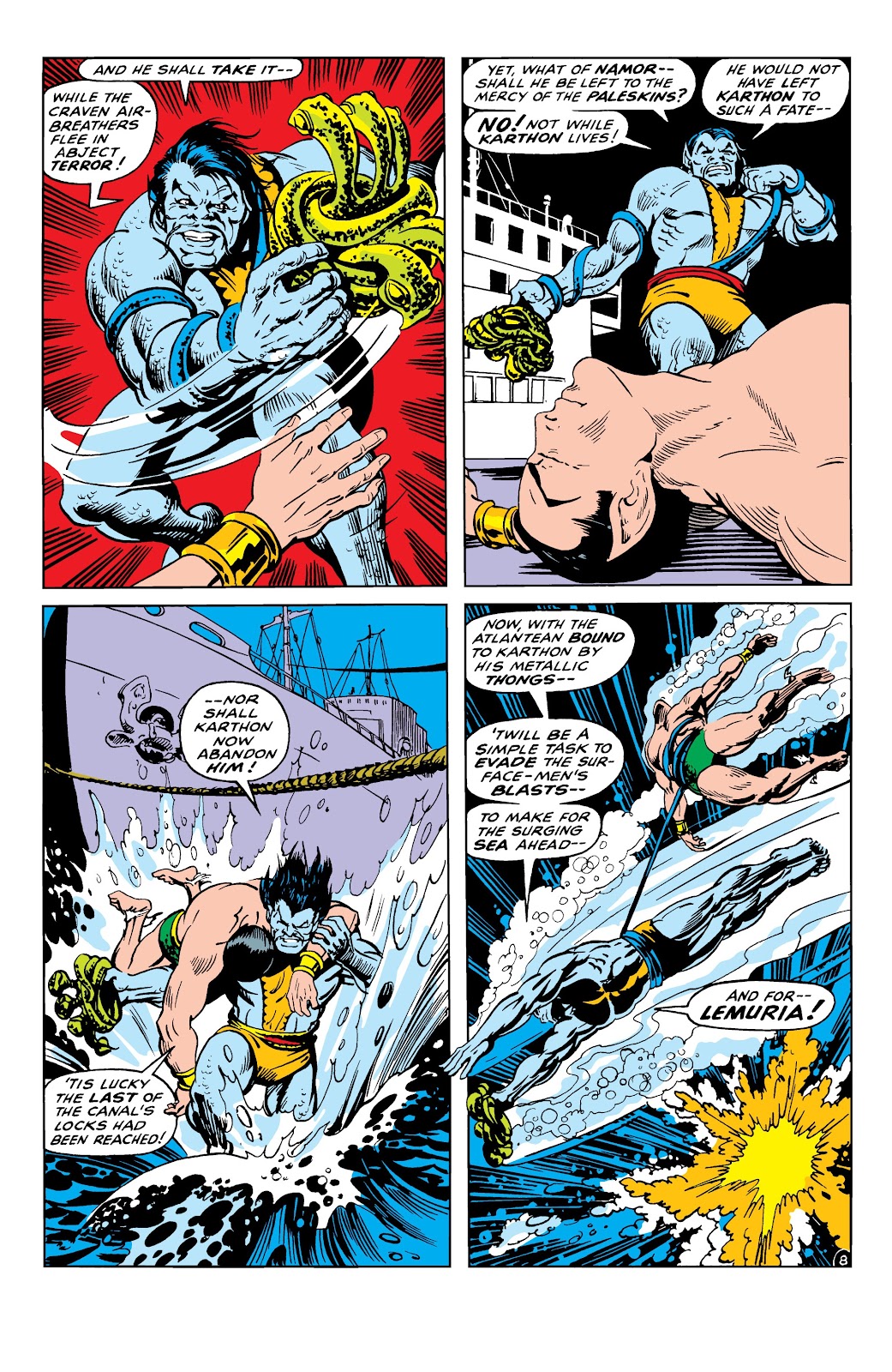 Namor, The Sub-Mariner Epic Collection: Enter The Sub-Mariner issue Who Strikes For Atlantis (Part 1) - Page 181