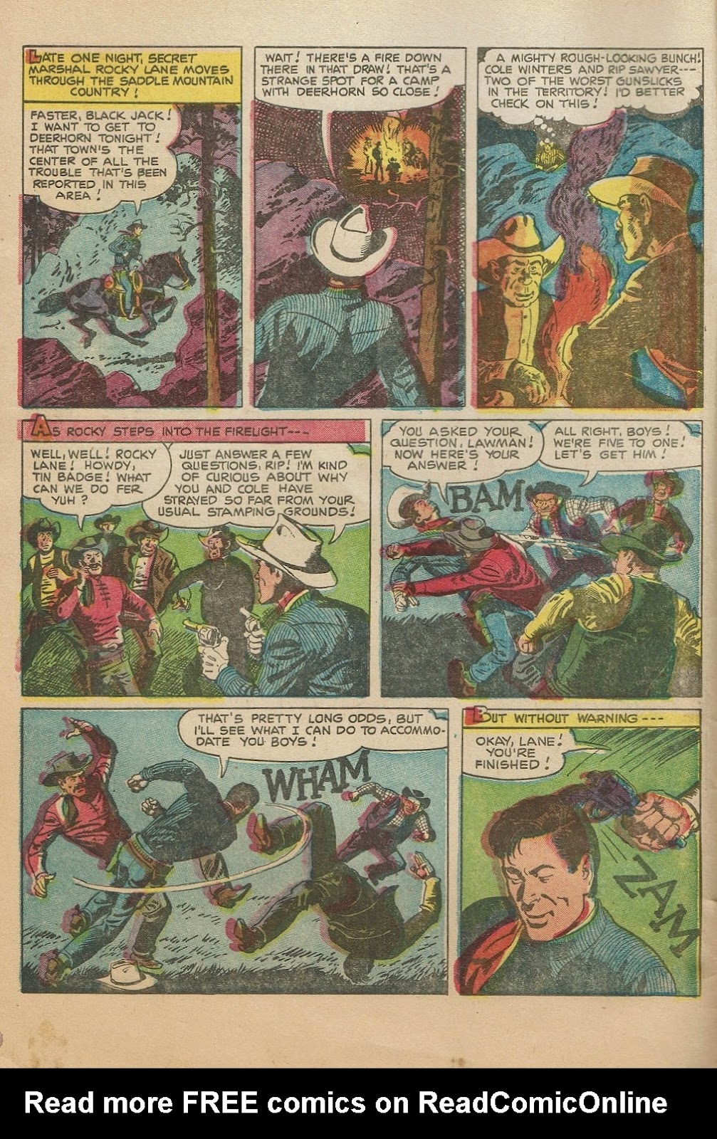 Rocky Lane Western (1954) issue 66 - Page 4