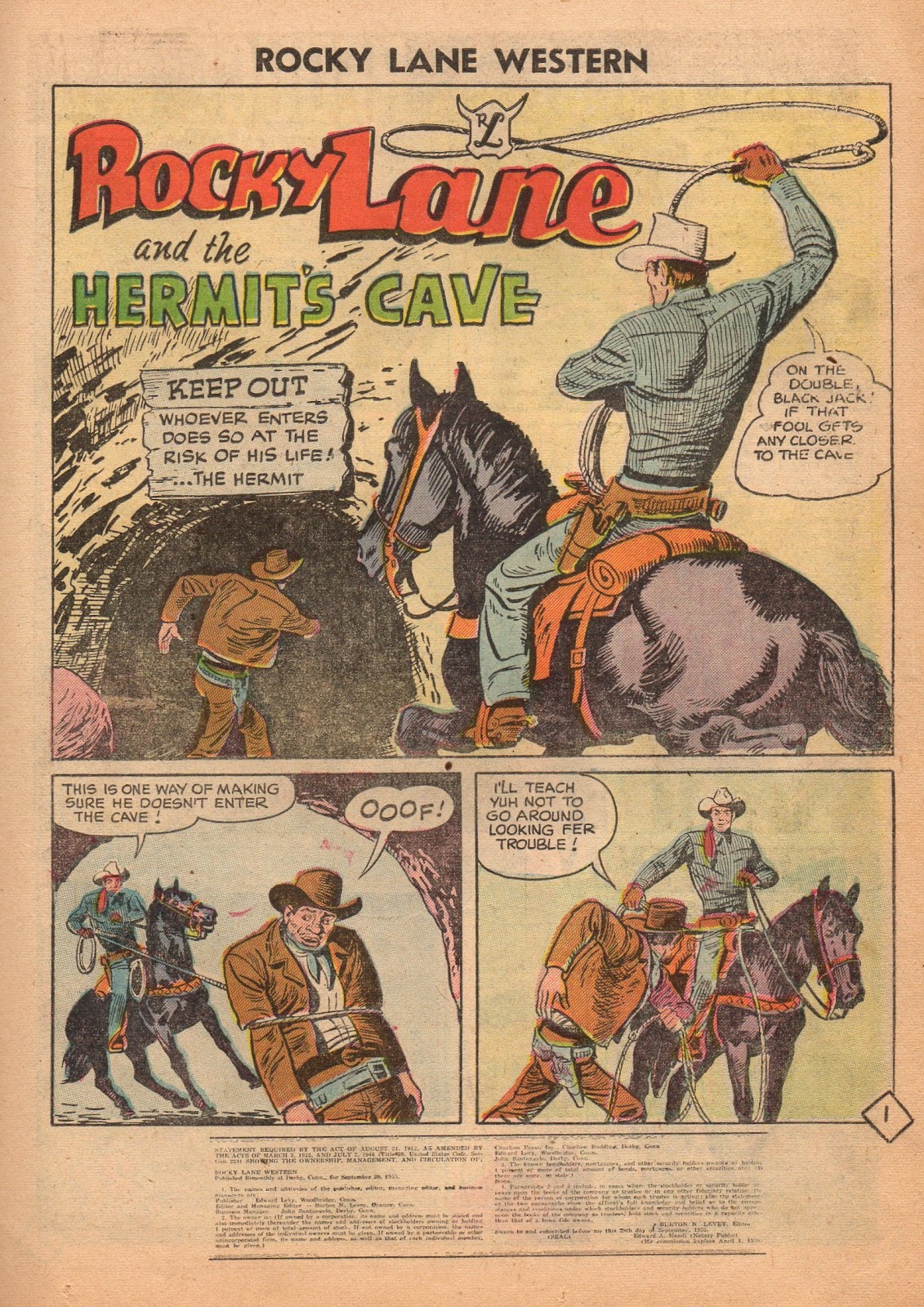 Rocky Lane Western (1954) issue 72 - Page 23