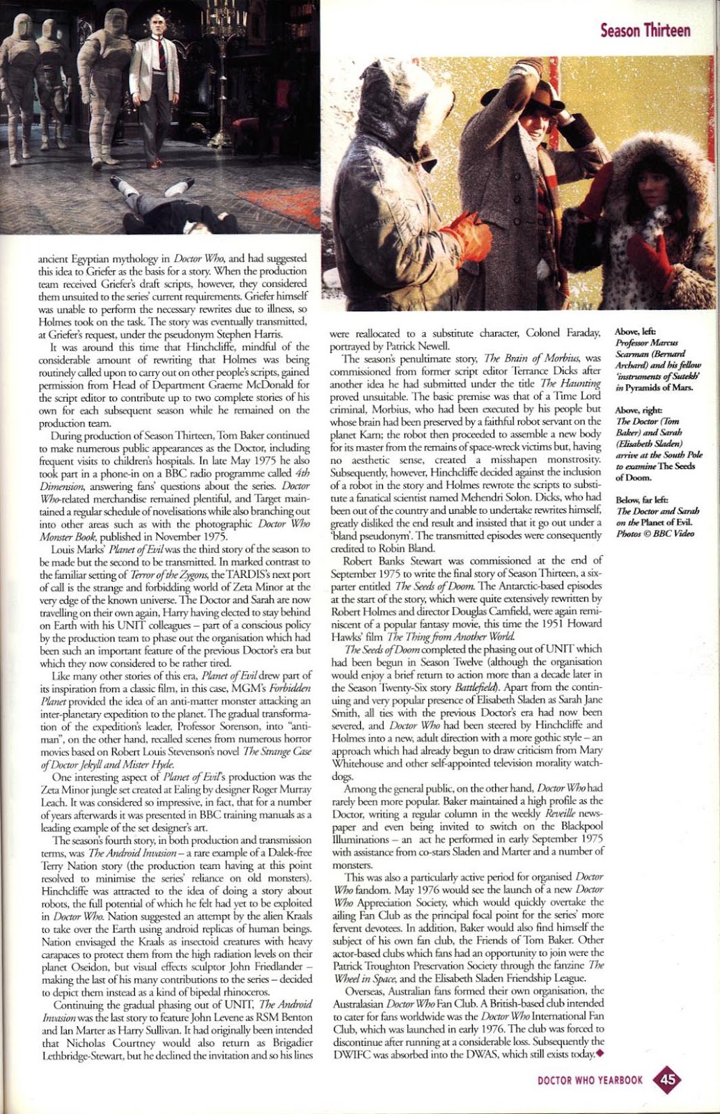 Doctor Who Yearbook issue 1996 - Page 45