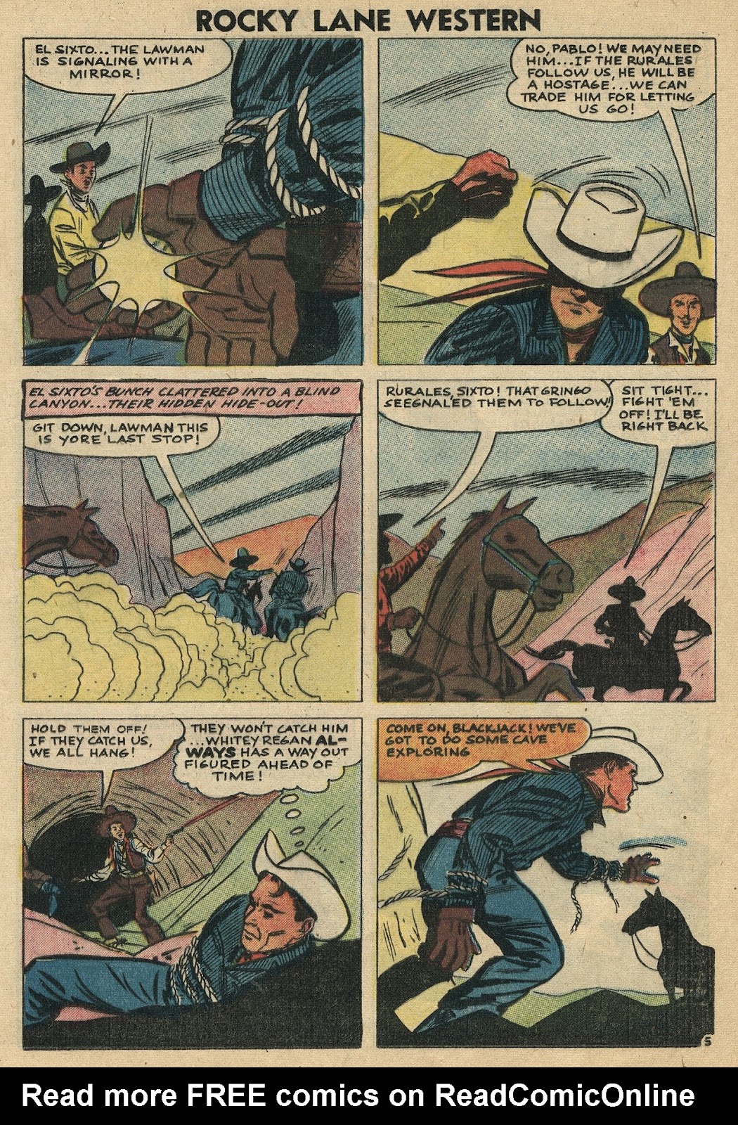 Rocky Lane Western (1954) issue 82 - Page 13