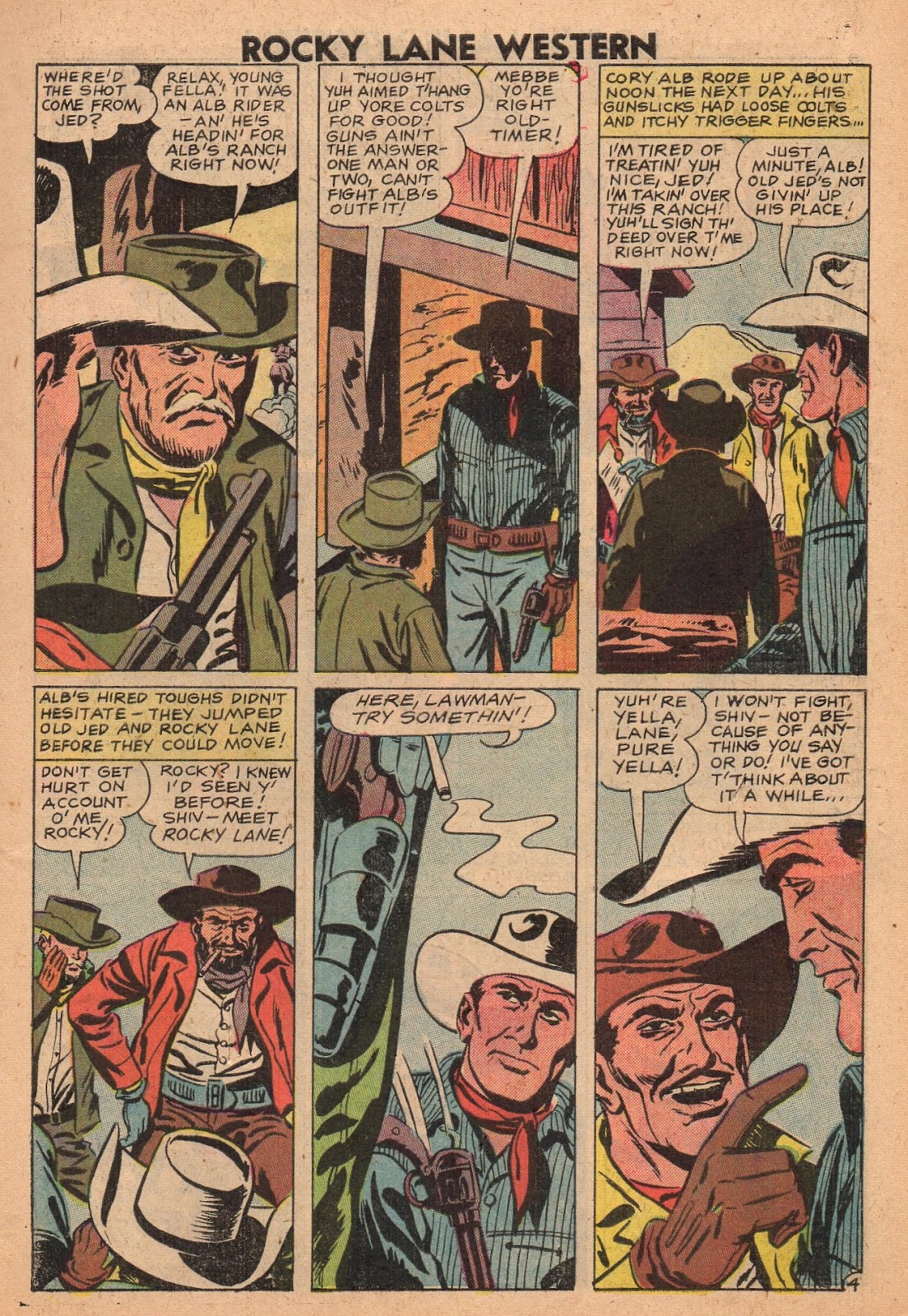 Rocky Lane Western (1954) issue 83 - Page 7