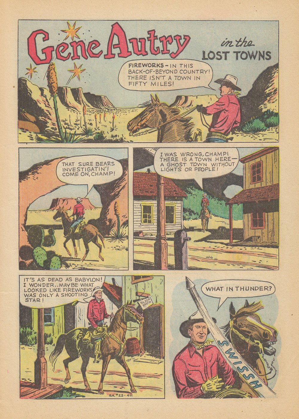 Gene Autry Comics (1946) issue 23 - Page 3