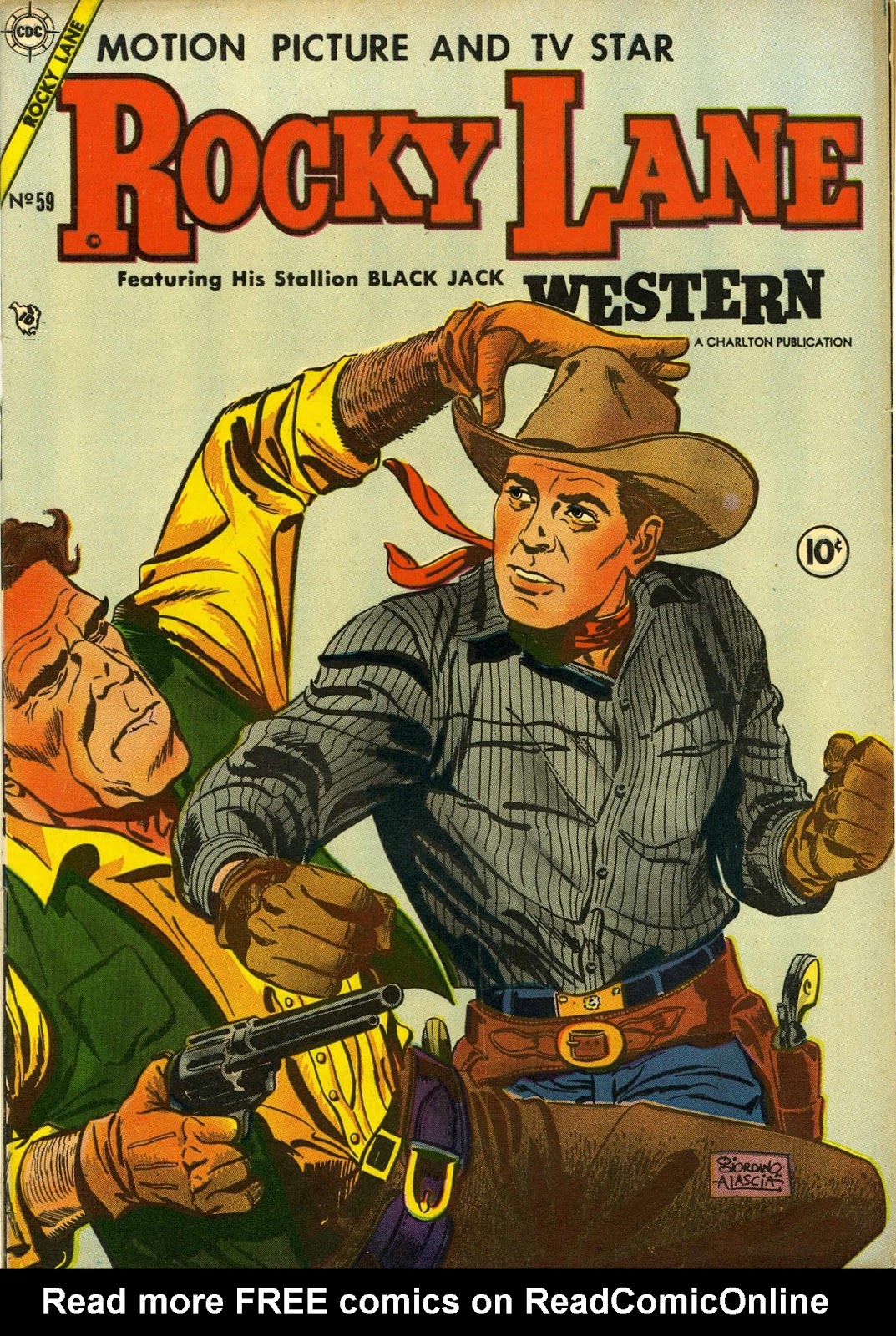 Rocky Lane Western (1954) issue 59 - Page 1