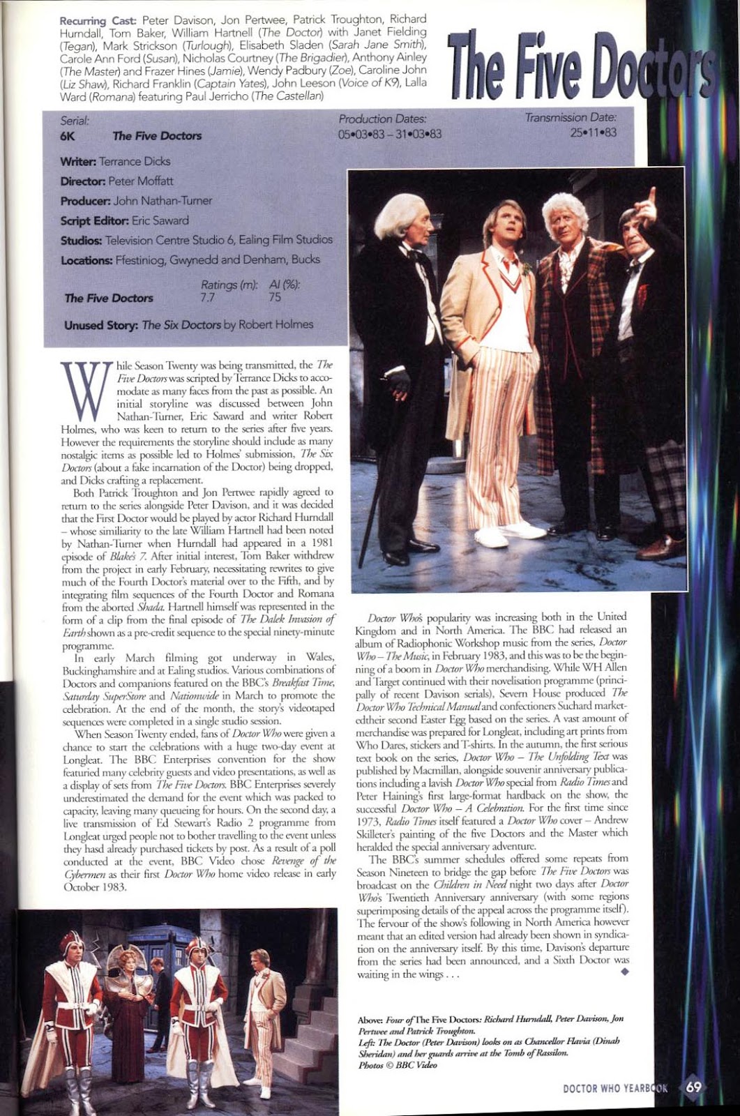 Doctor Who Yearbook issue 1996 - Page 69
