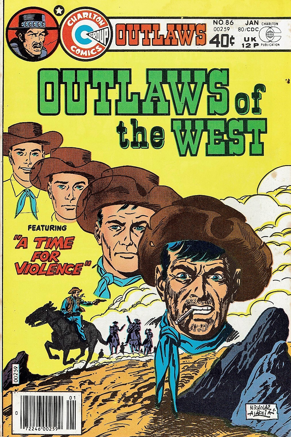 Outlaws of the West issue 86 - Page 1
