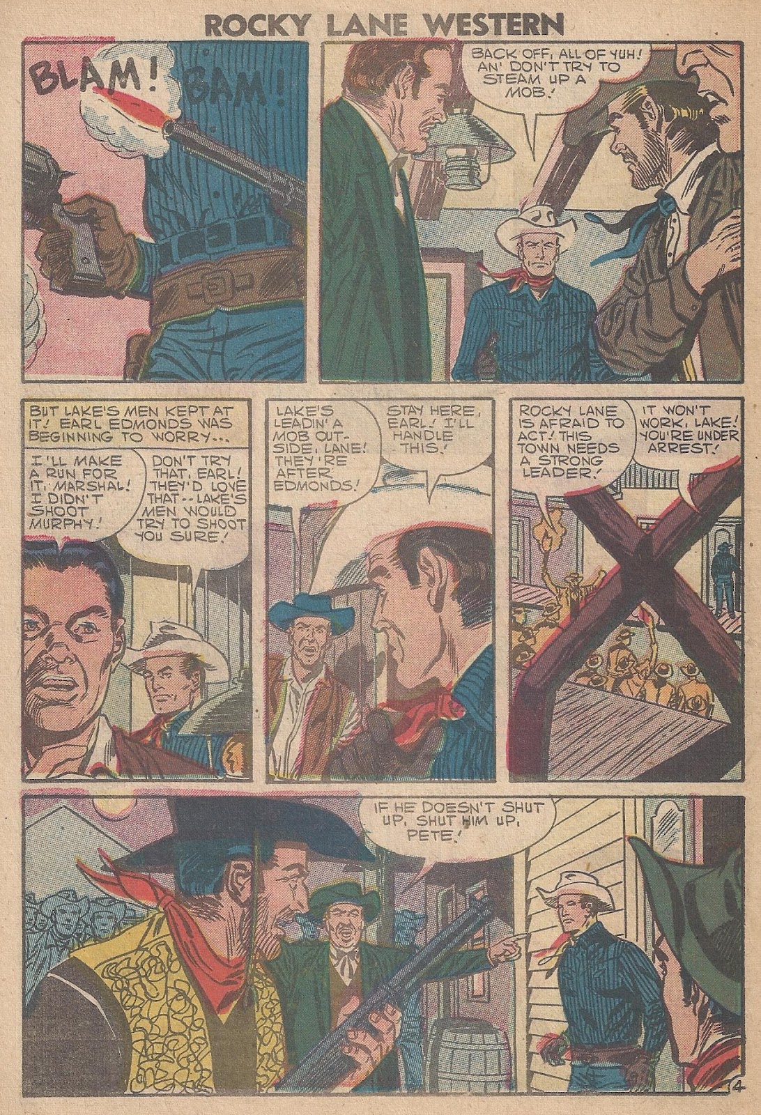 Rocky Lane Western (1954) issue 80 - Page 22