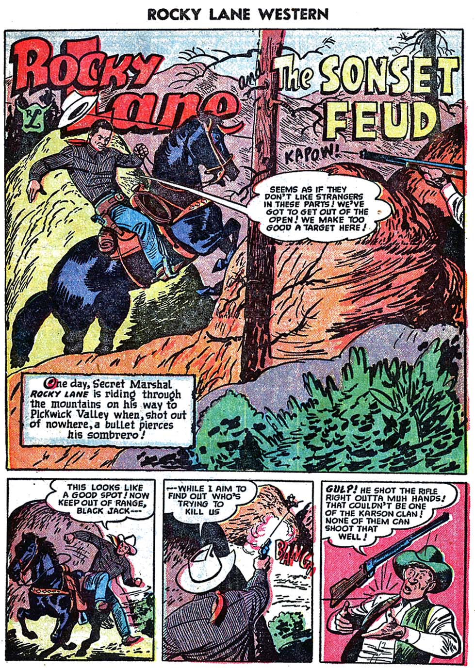 Rocky Lane Western (1954) issue 60 - Page 22