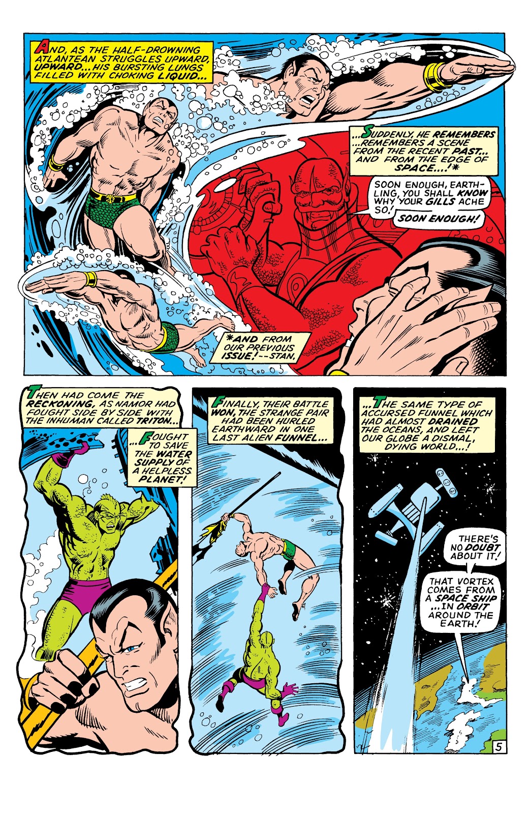 Namor, The Sub-Mariner Epic Collection: Enter The Sub-Mariner issue Who Strikes For Atlantis (Part 2) - Page 90
