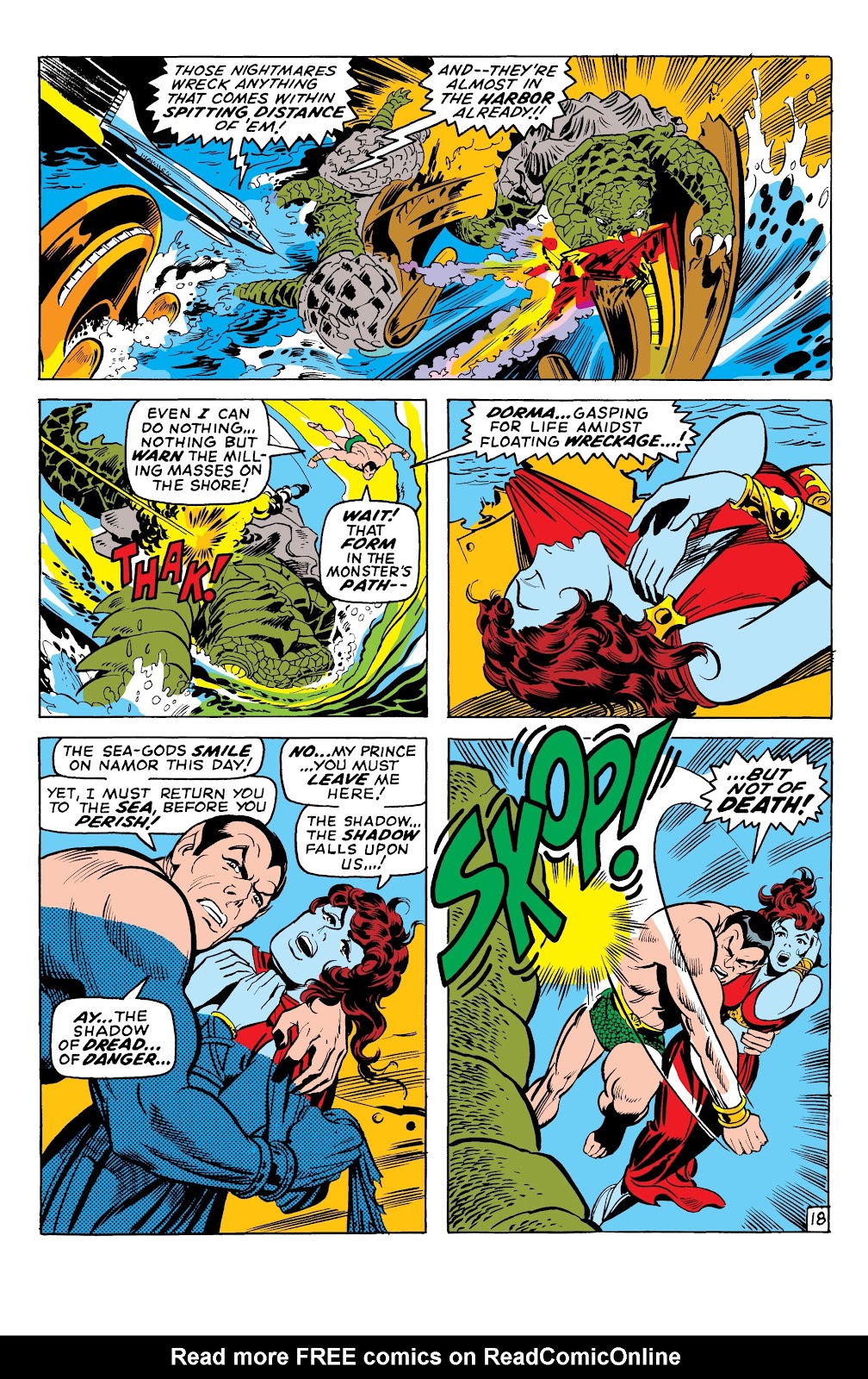 Namor, The Sub-Mariner Epic Collection: Enter The Sub-Mariner issue Who Strikes For Atlantis (Part 2) - Page 145