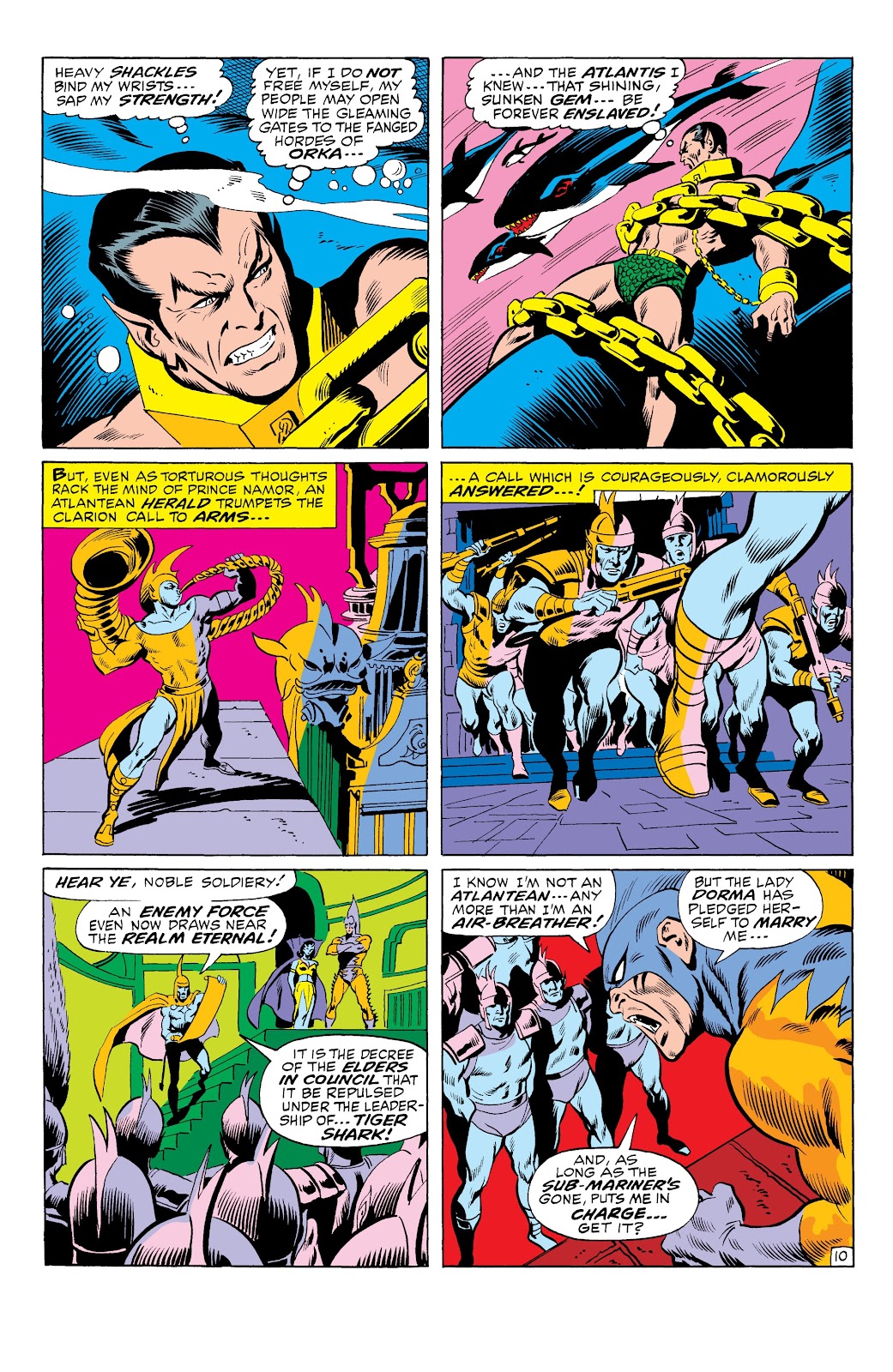 Namor, The Sub-Mariner Epic Collection: Enter The Sub-Mariner issue Who Strikes For Atlantis (Part 2) - Page 200