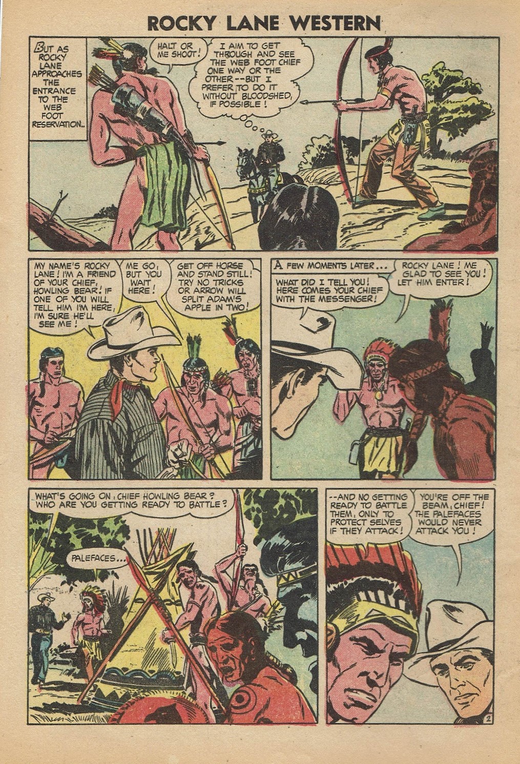 Rocky Lane Western (1954) issue 61 - Page 4