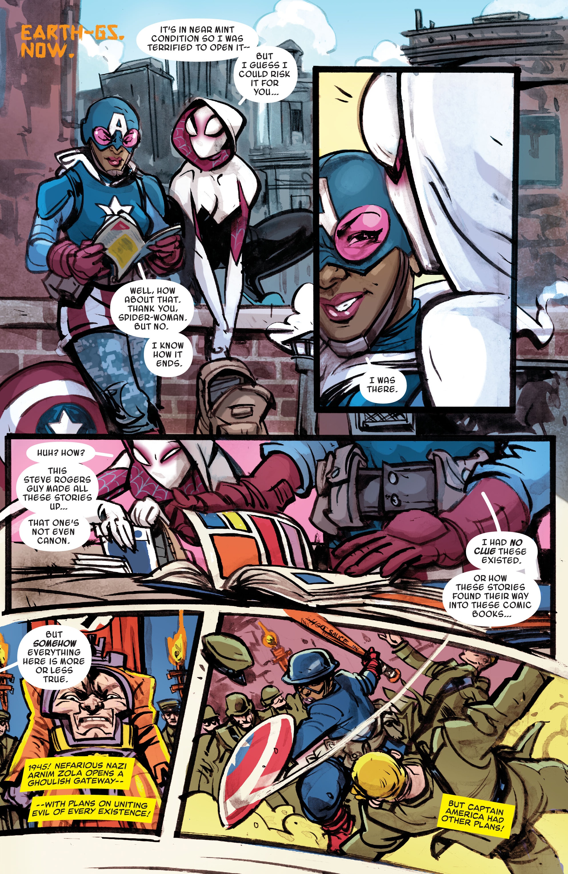 Spider-Gwen: Ghost-Spider - Edge of Spider-Verse (Modern Era Epic Collection) chapter 1 page 17