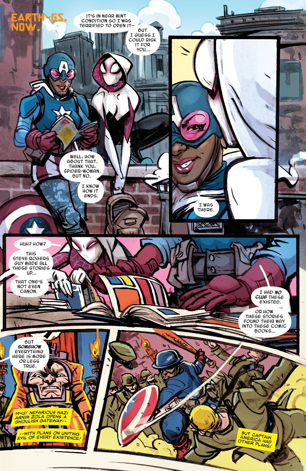 Spider-Gwen: Ghost-Spider Modern Era Epic Collection: Edge of Spider-Verse issue Weapon of Choice (Part 1) - Page 17