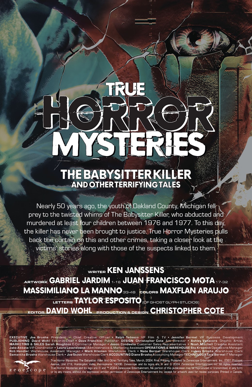 True Horror Mysteries: The Babysitter Killer and Other Terrifying Tales issue Full - Page 2