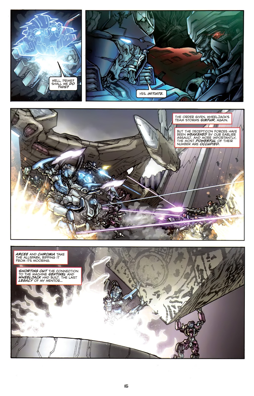 Transformers: Dark of the Moon: Movie Prequel: Foundation issue 4 - Page 16